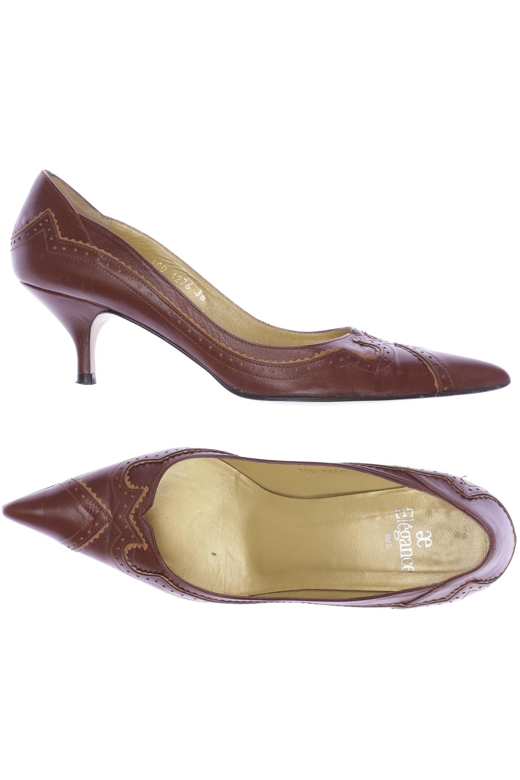 

Elegance Paris Damen Pumps, braun, Gr. 38