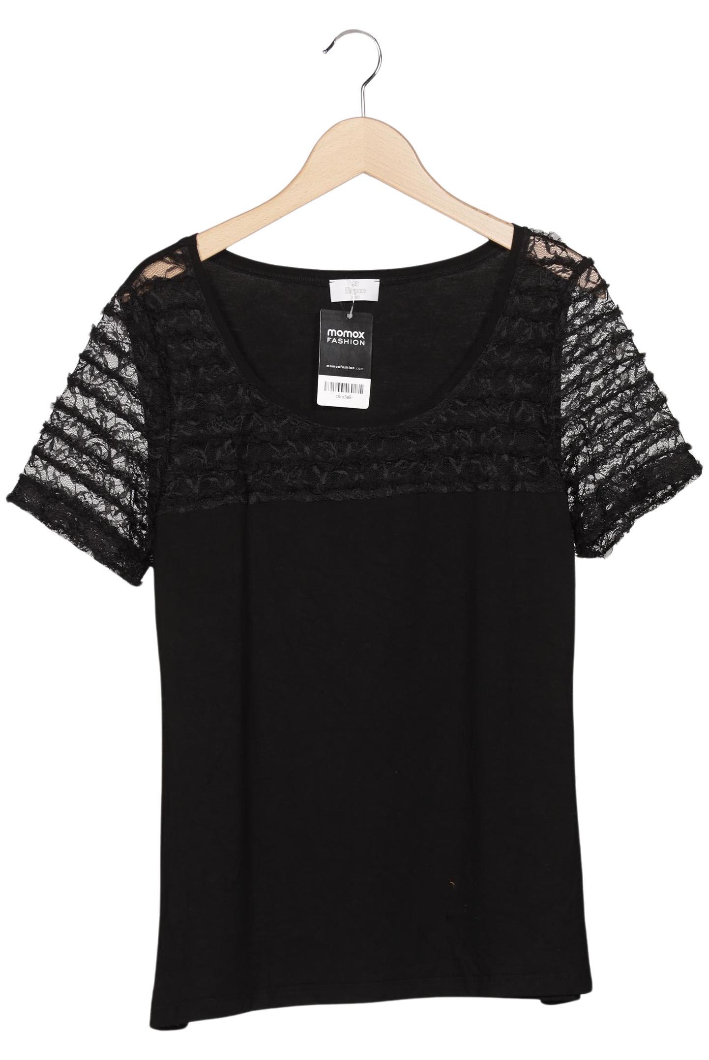 

Elegance Paris Damen T-Shirt, schwarz, Gr. 46