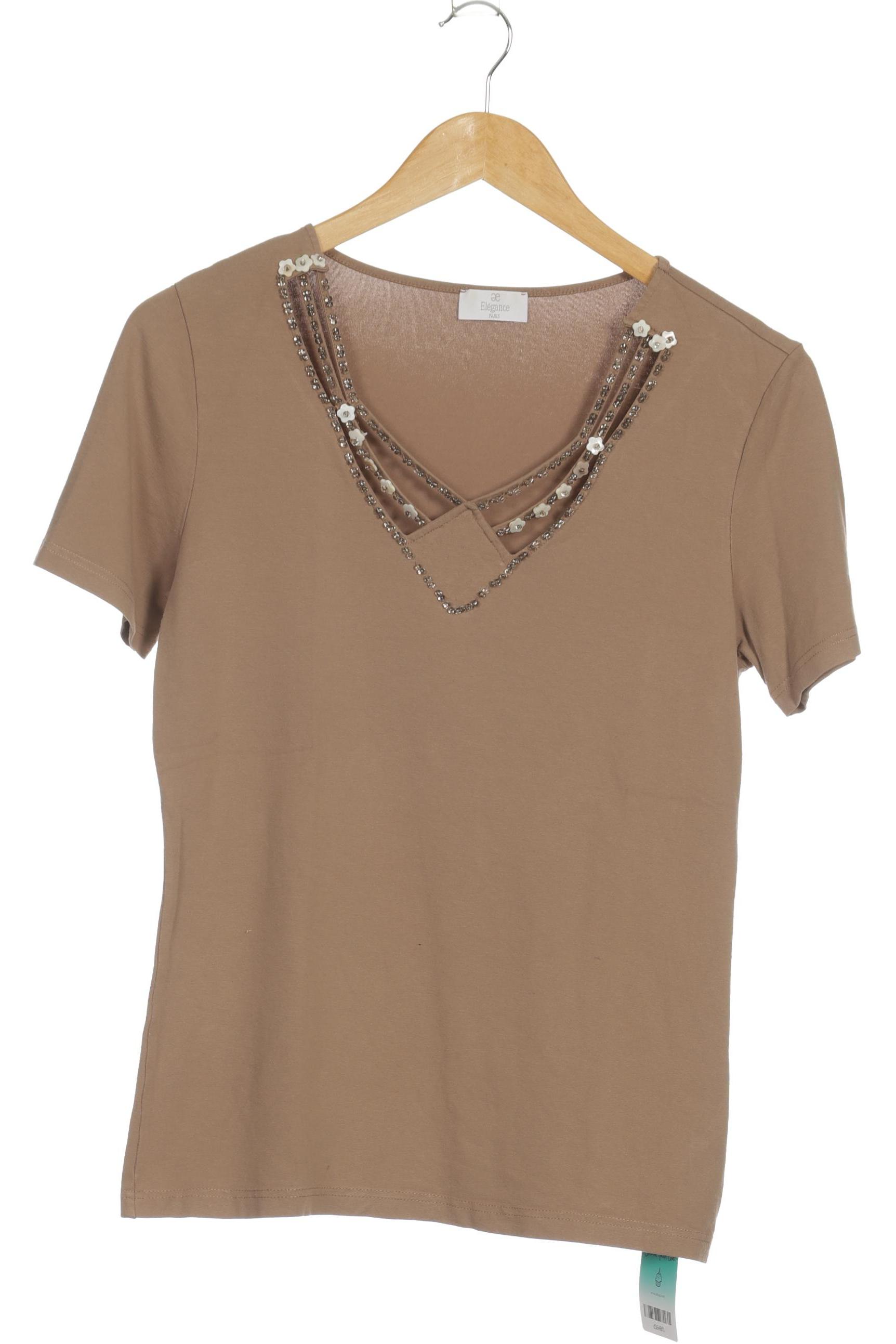 

Elegance Paris Damen T-Shirt, beige, Gr. 38