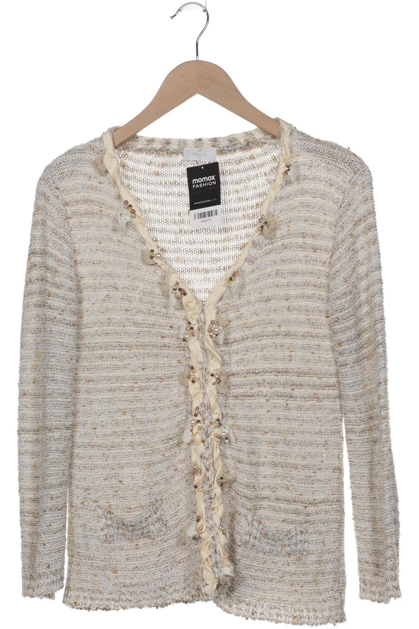 

Elegance Paris Damen Strickjacke, beige, Gr. 38
