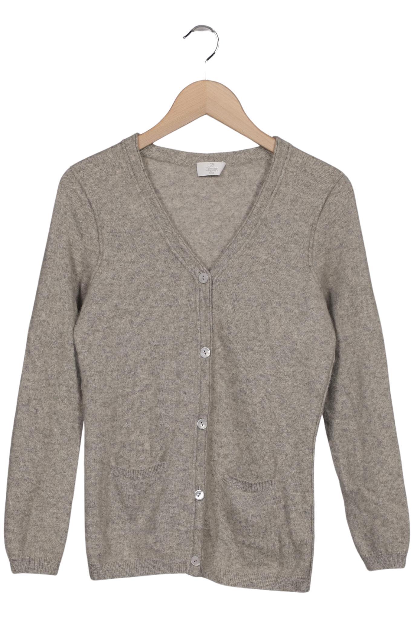 

Elegance Paris Damen Strickjacke, grau, Gr. 38