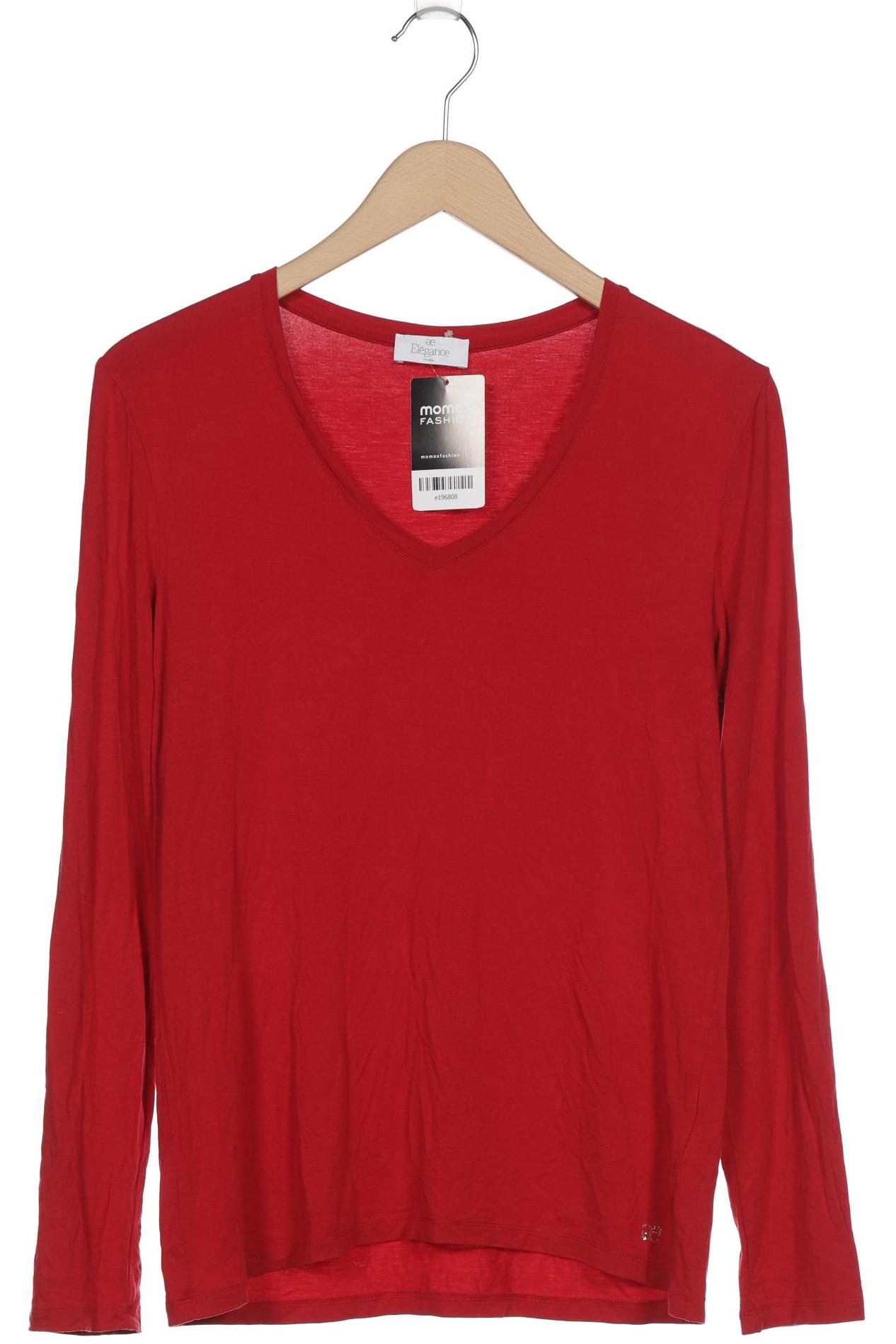 

Elegance Paris Damen Langarmshirt, rot, Gr. 40