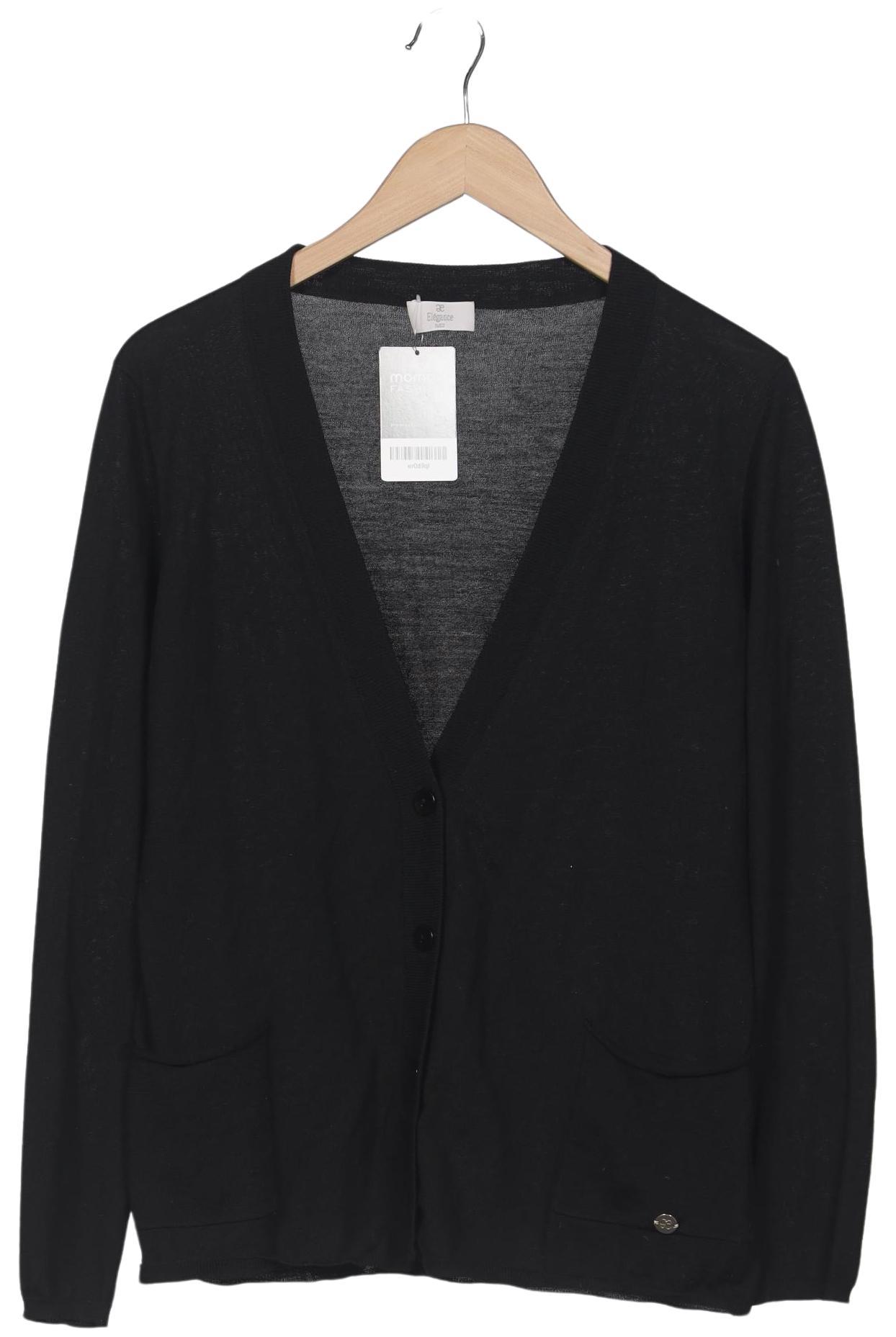 

Elegance Paris Damen Strickjacke, schwarz, Gr. 42