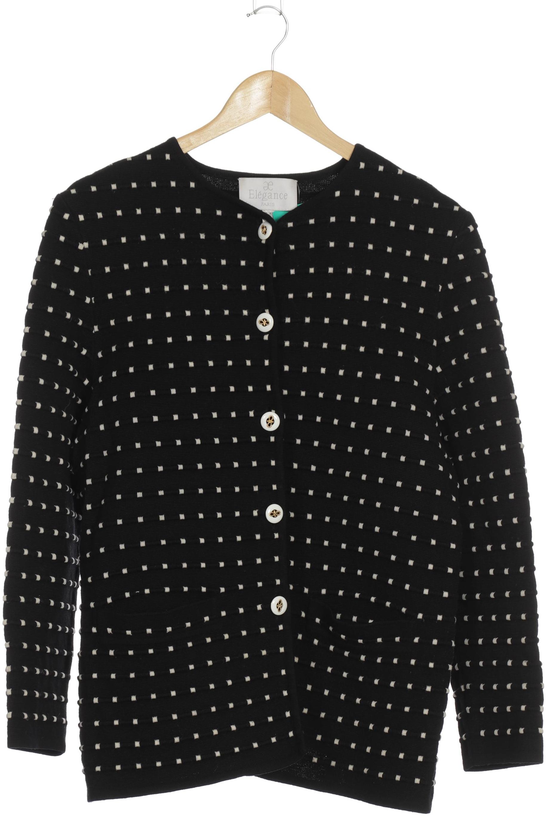 

Elegance Paris Damen Strickjacke, schwarz, Gr. 42