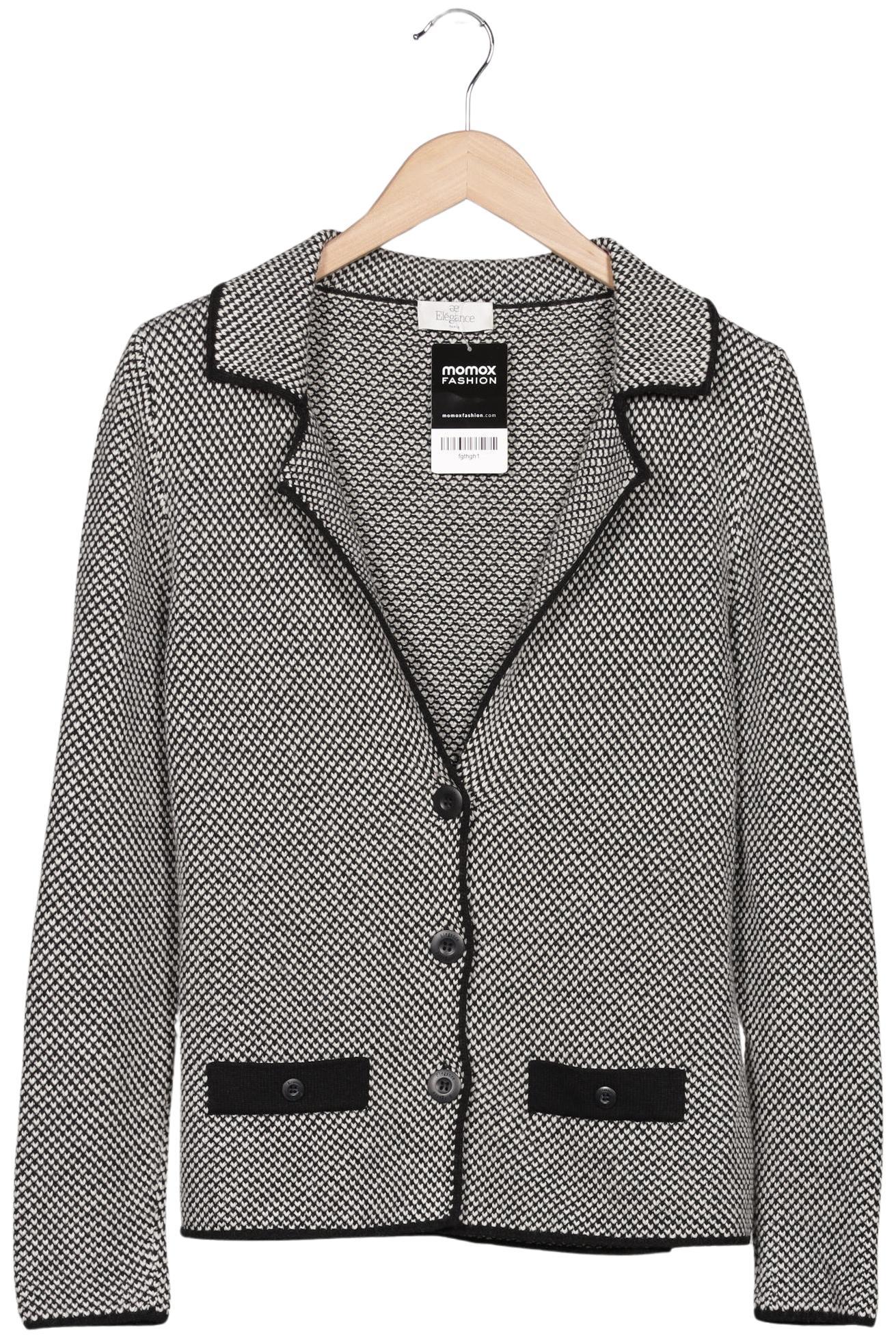 

Elegance Paris Damen Strickjacke, schwarz, Gr. 40