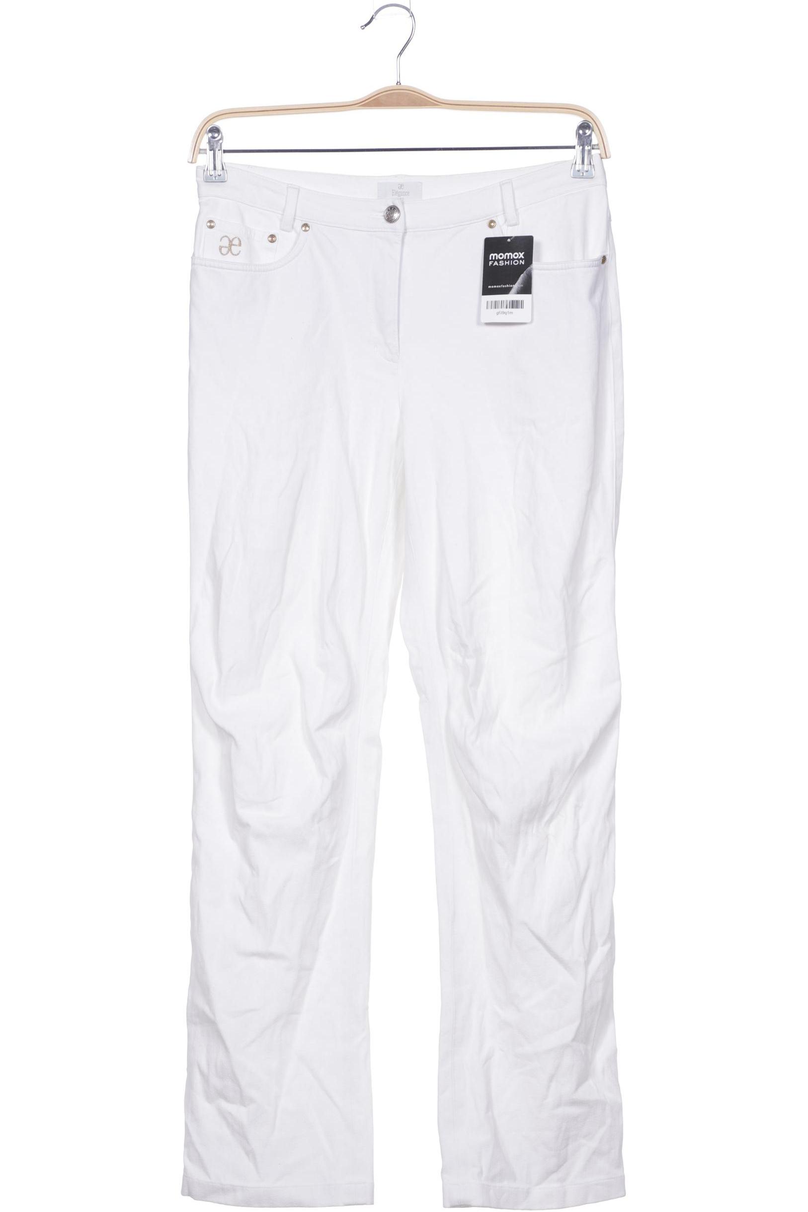 

Elegance Paris Damen Stoffhose, weiß, Gr. 40