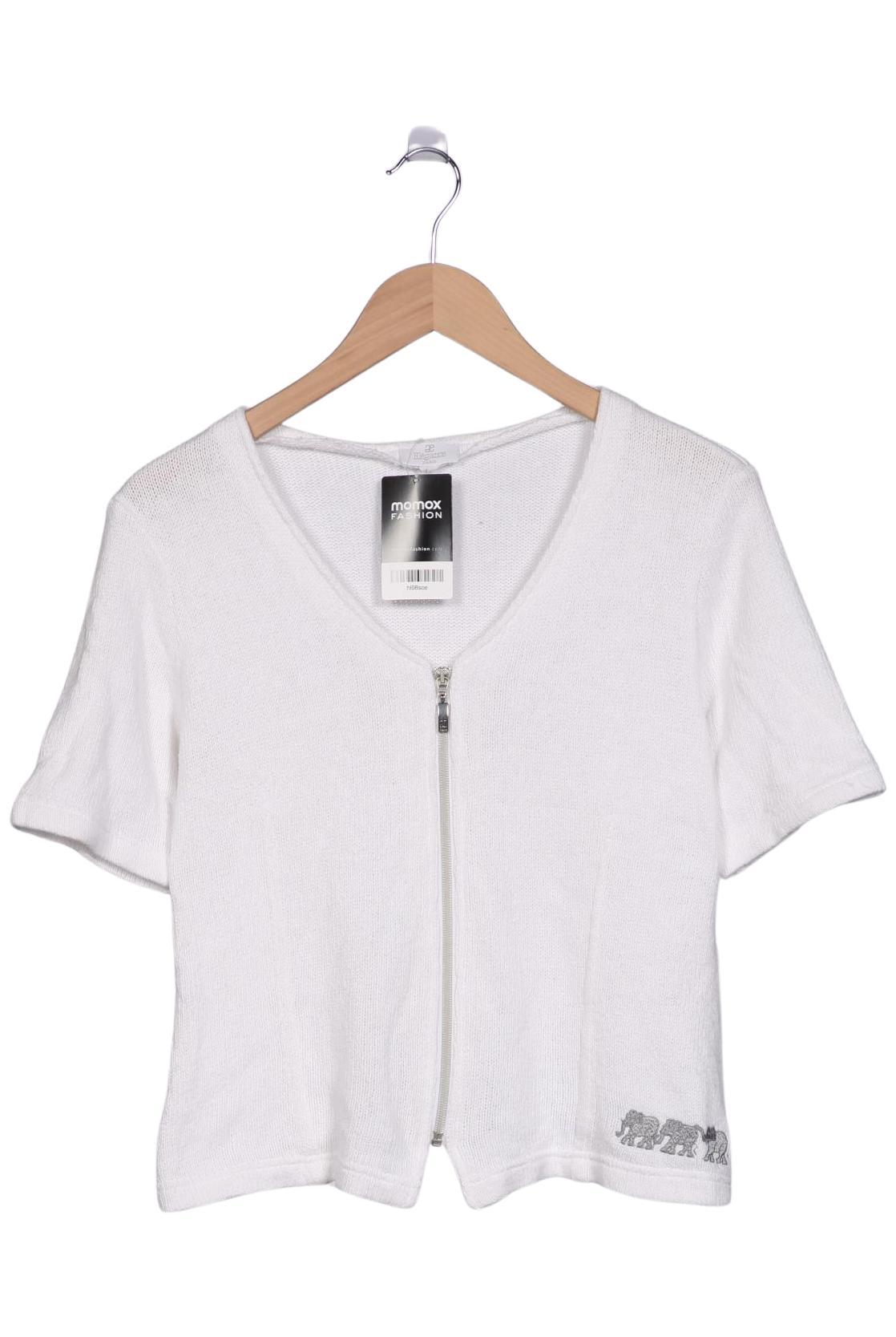 

Elegance Paris Damen Strickjacke, weiß, Gr. 38