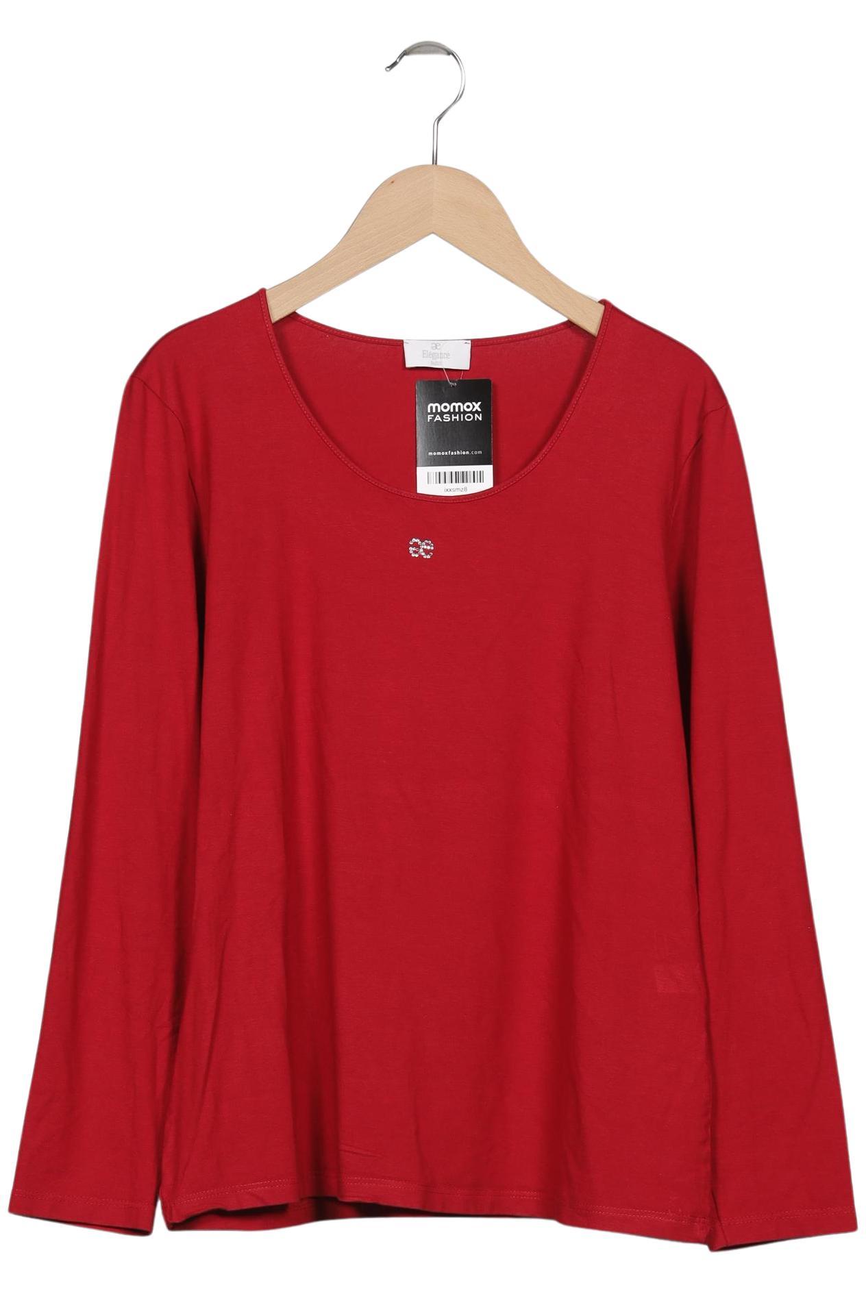 

Elegance Paris Damen Langarmshirt, rot, Gr. 42