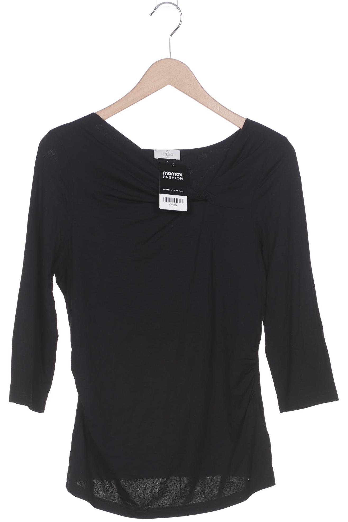 

Elegance Paris Damen Langarmshirt, schwarz, Gr. 40
