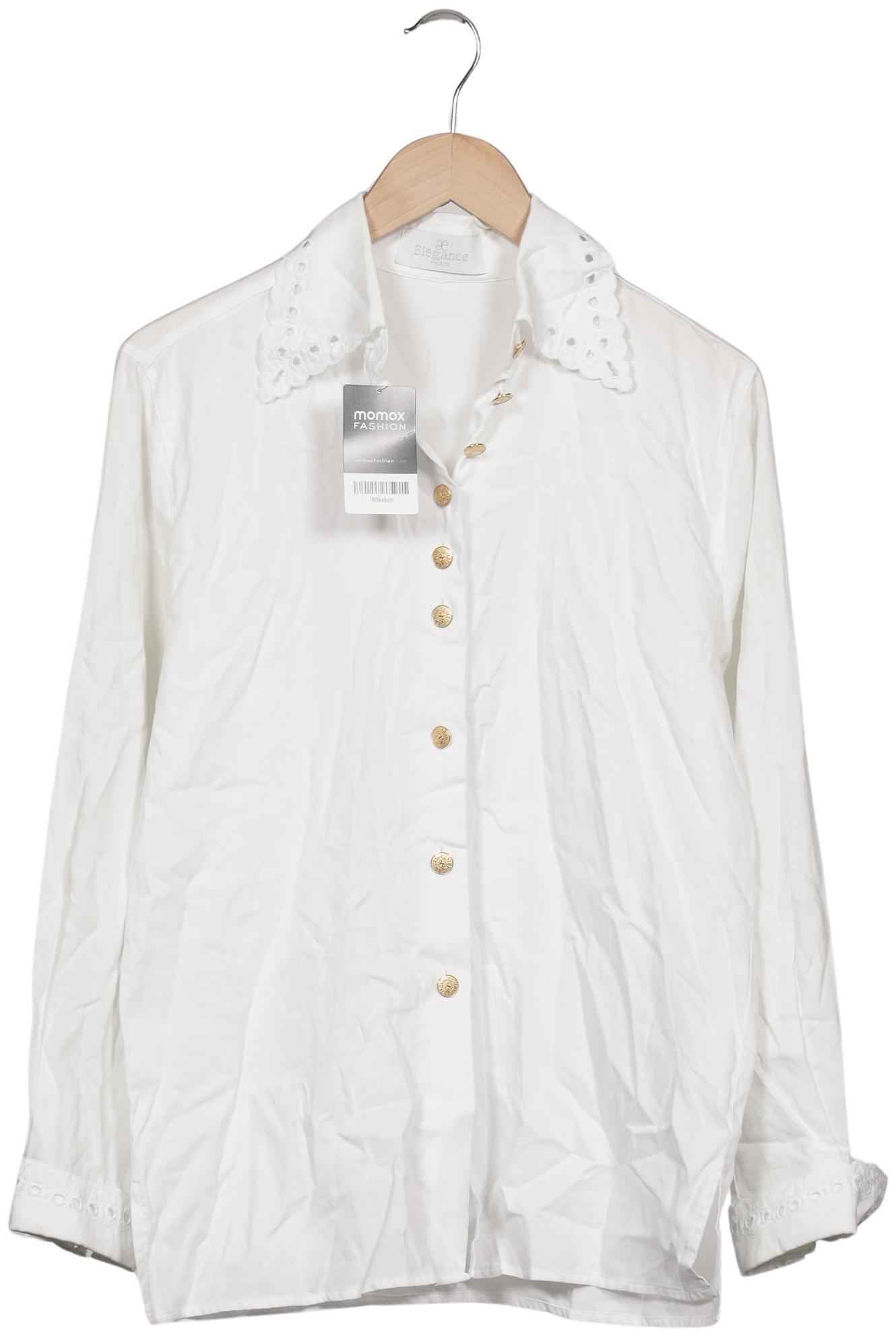 

Elegance Paris Damen Bluse, weiß, Gr. 42
