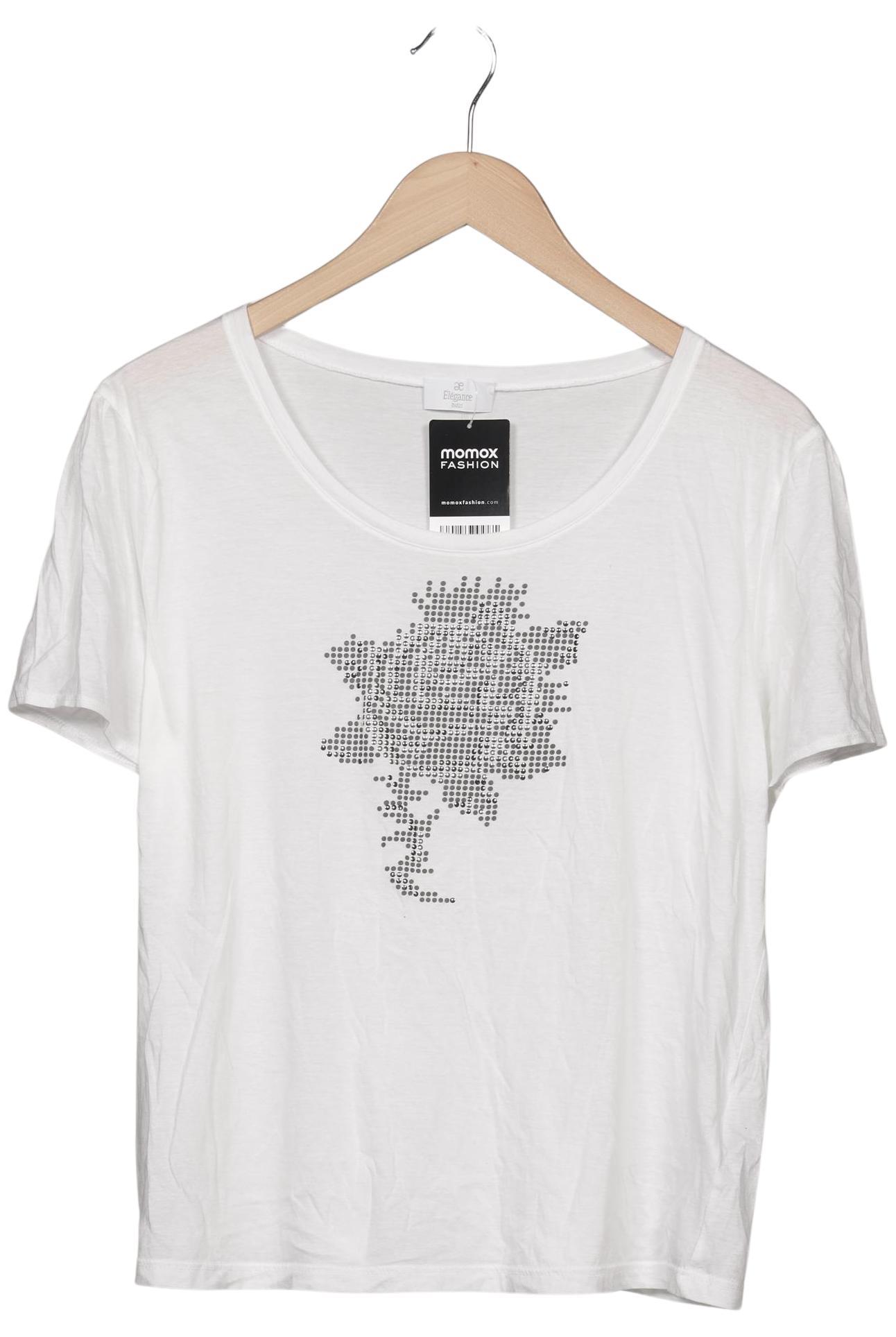 

Elegance Paris Damen T-Shirt, weiß, Gr. 48