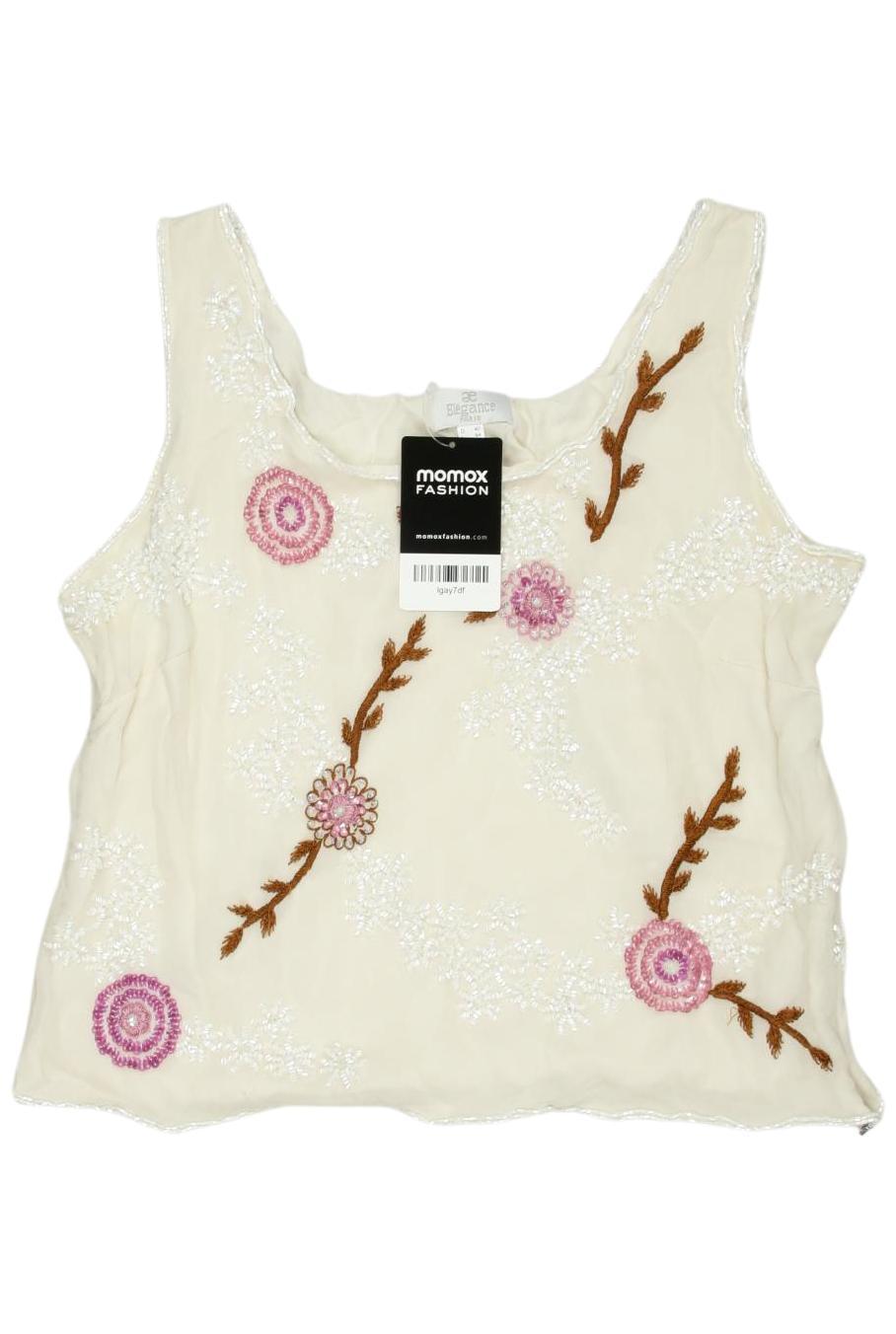 

Elegance Paris Damen Top, cremeweiß, Gr. 40