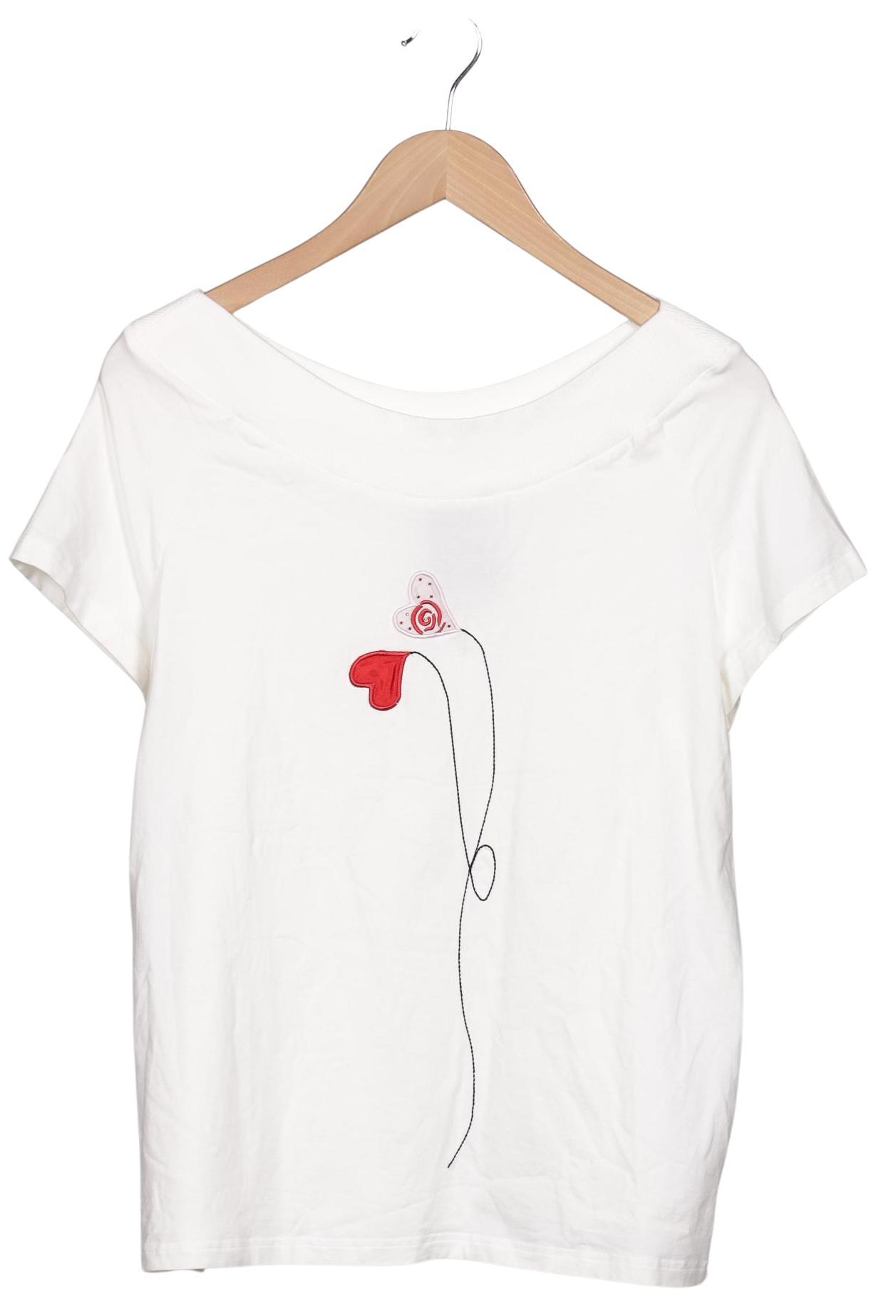 

Elegance Paris Damen T-Shirt, weiß, Gr. 48