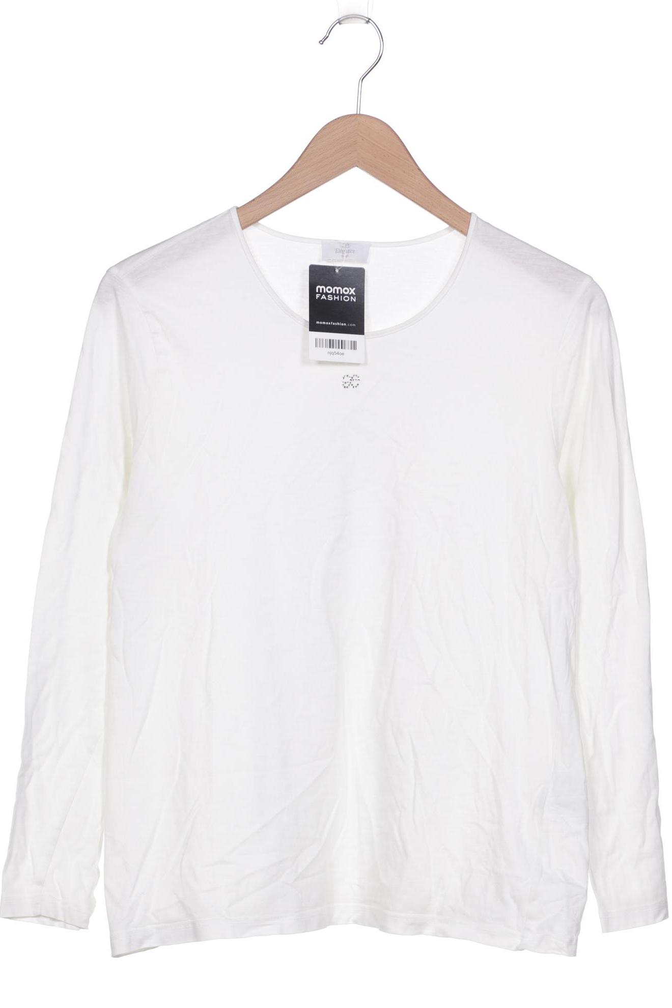 

Elegance Paris Damen Langarmshirt, cremeweiß