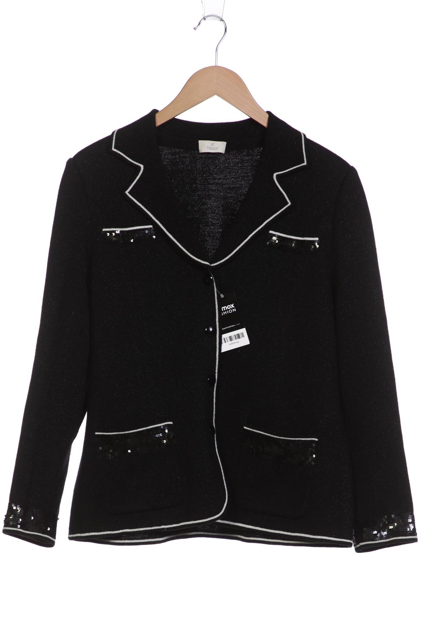 

Elegance Paris Damen Strickjacke, schwarz, Gr. 44