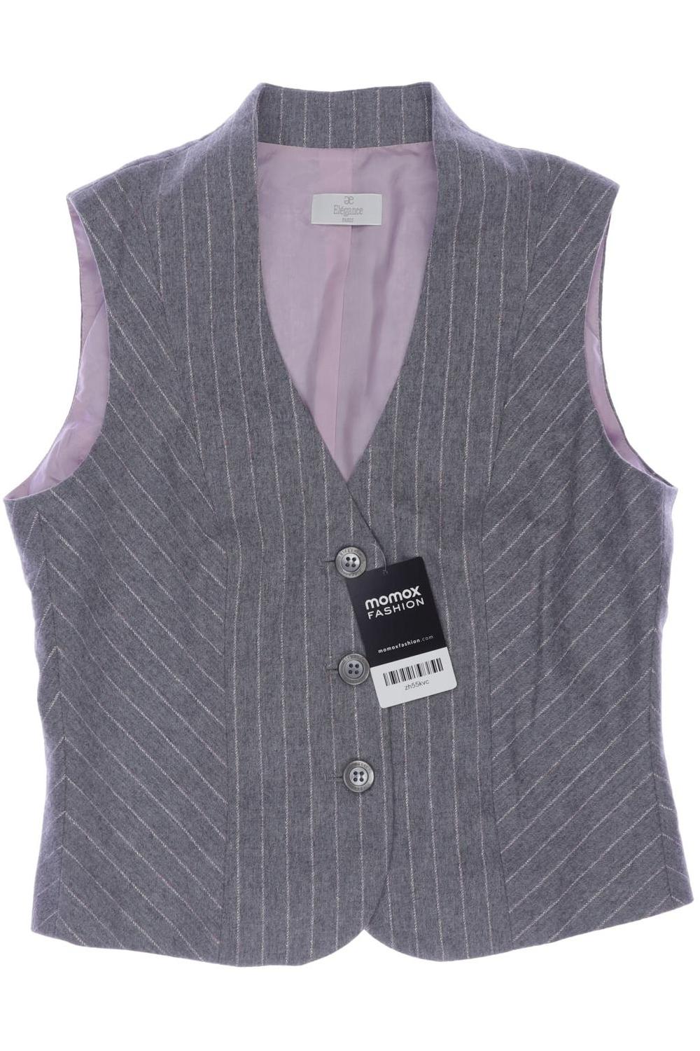 

Elegance Paris Damen Weste, grau, Gr. 34