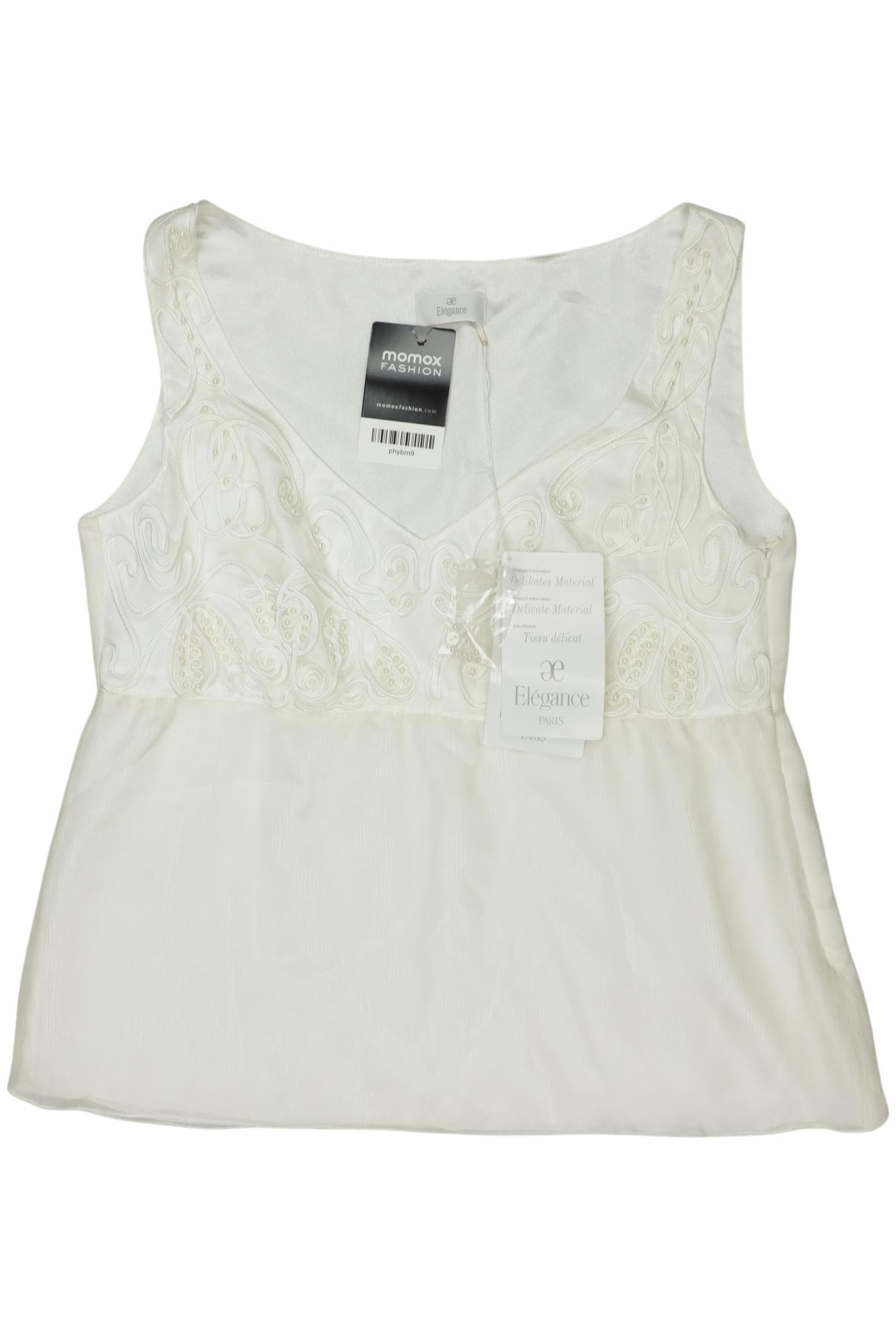 

Elegance Paris Damen Top, weiß, Gr. 38