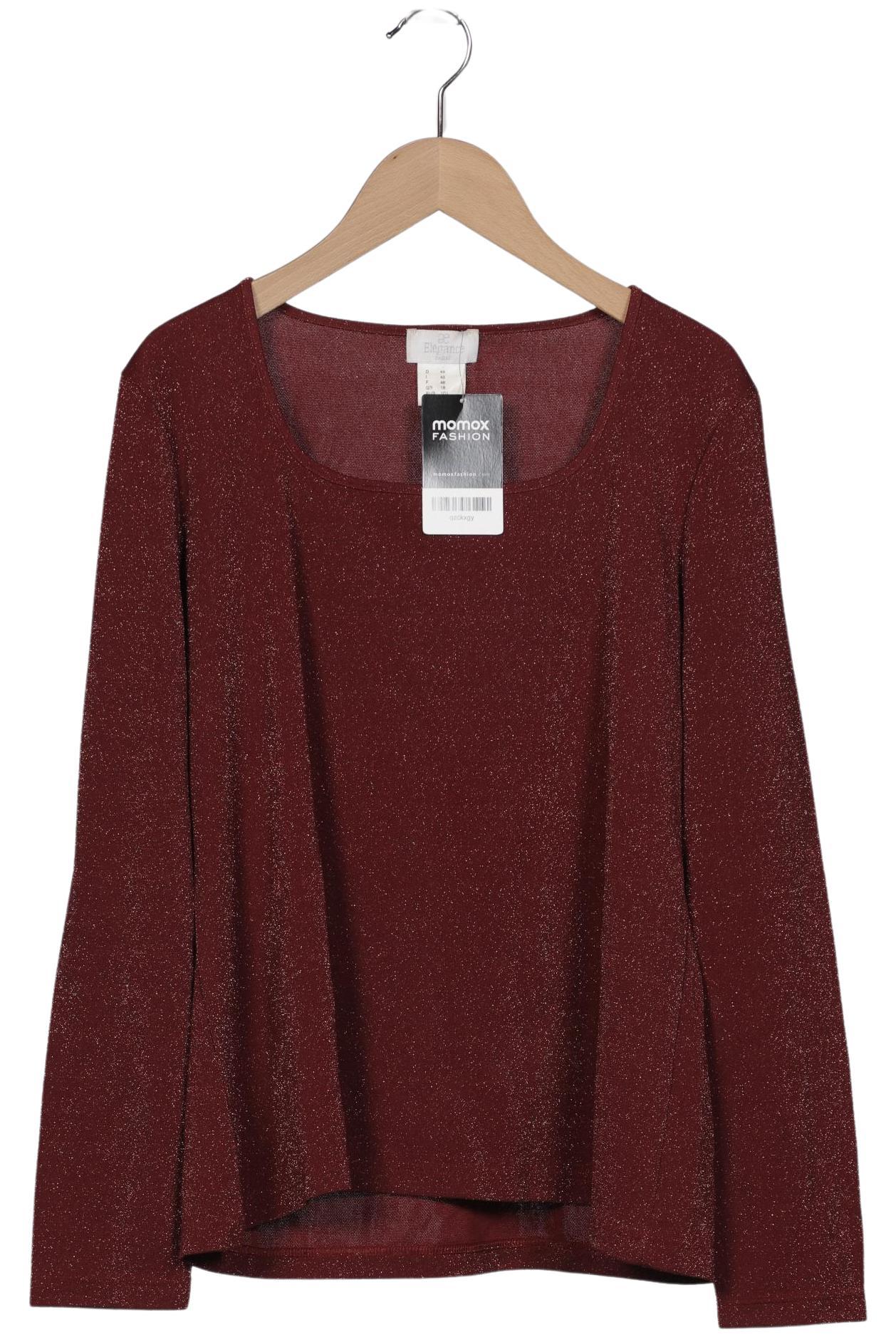 

Elegance Paris Damen Langarmshirt, bordeaux, Gr. 44