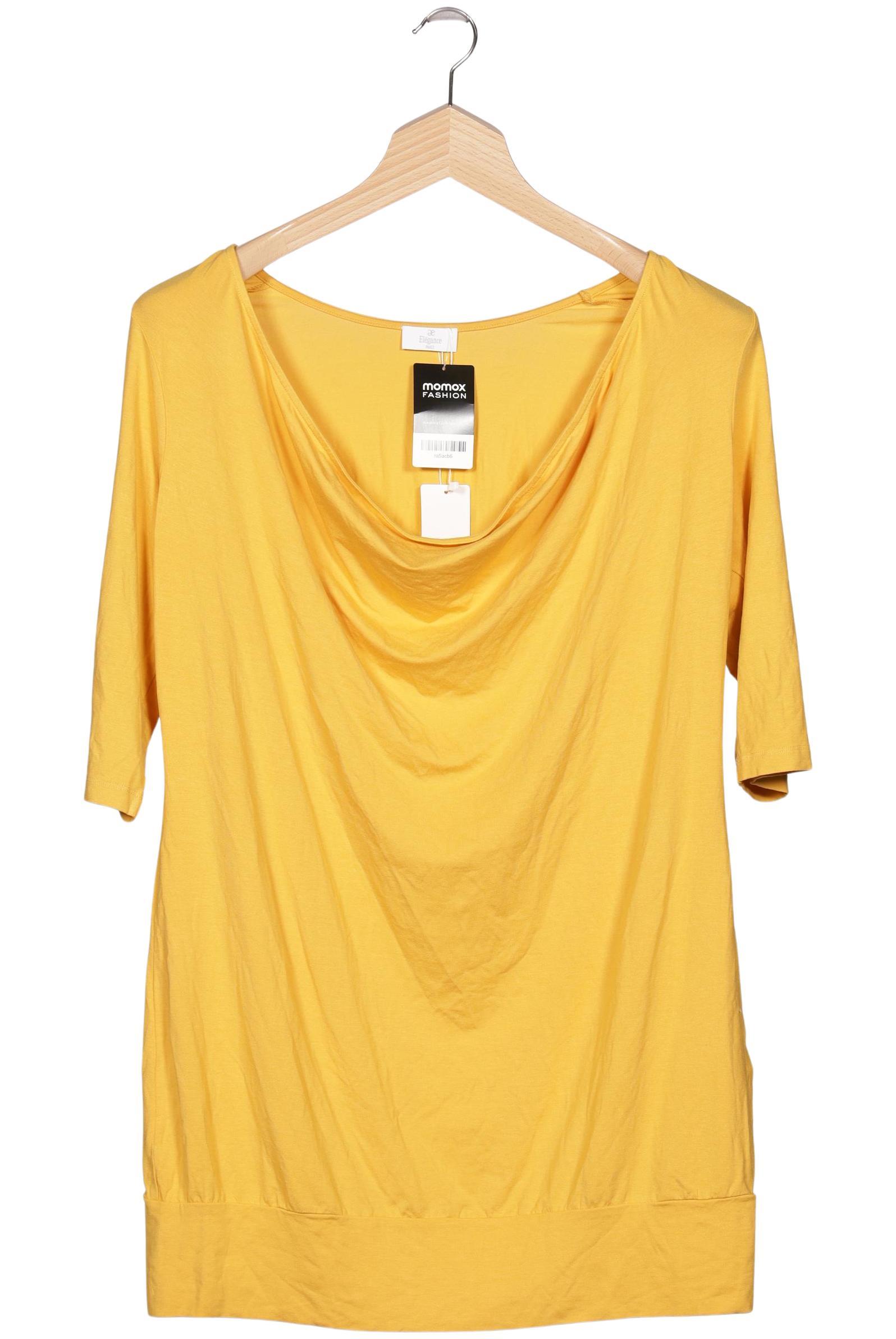 

Elegance Paris Damen Langarmshirt, gelb, Gr. 44