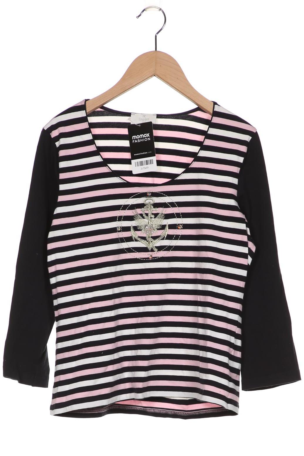 

Elegance Paris Damen Langarmshirt, schwarz, Gr. 38
