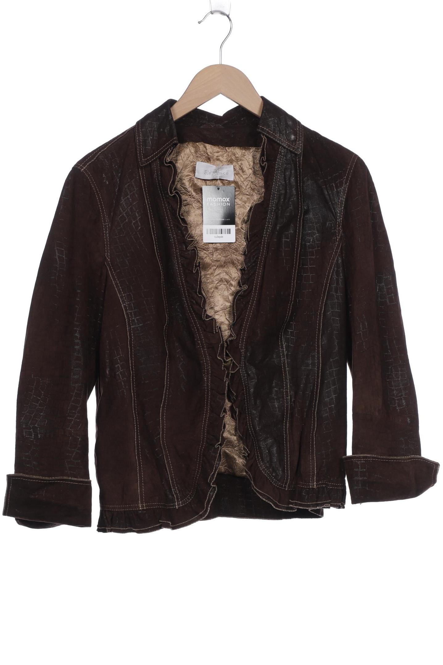 

Elegance Paris Damen Jacke, braun, Gr. 46