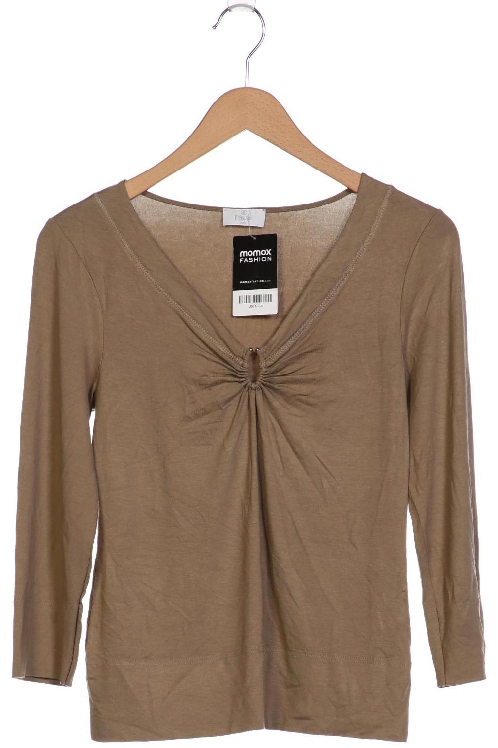 Thumbnail - Elegance Paris Damen Langarmshirt, beige, Gr. 38