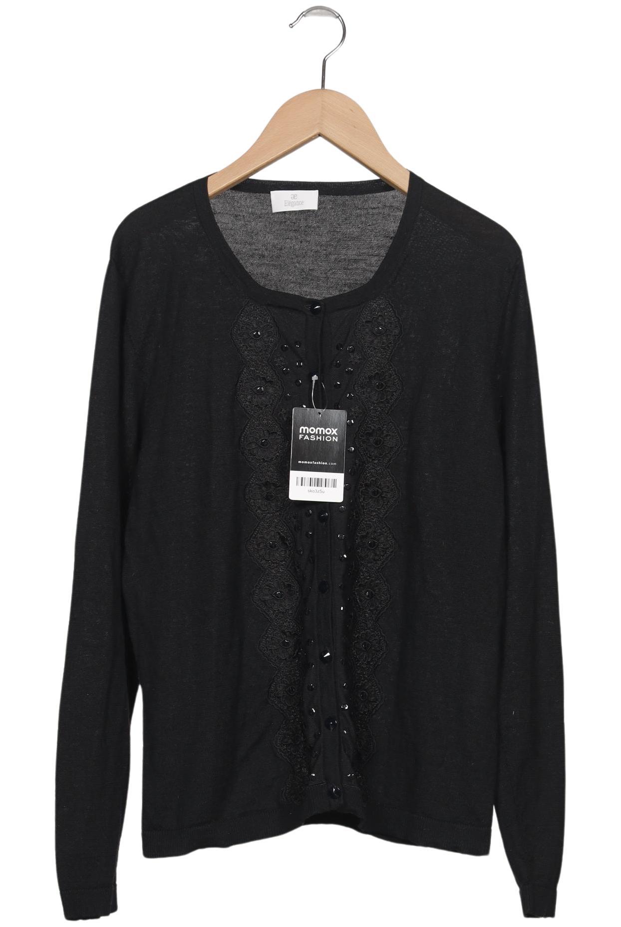 

Elegance Paris Damen Strickjacke, schwarz, Gr. 42