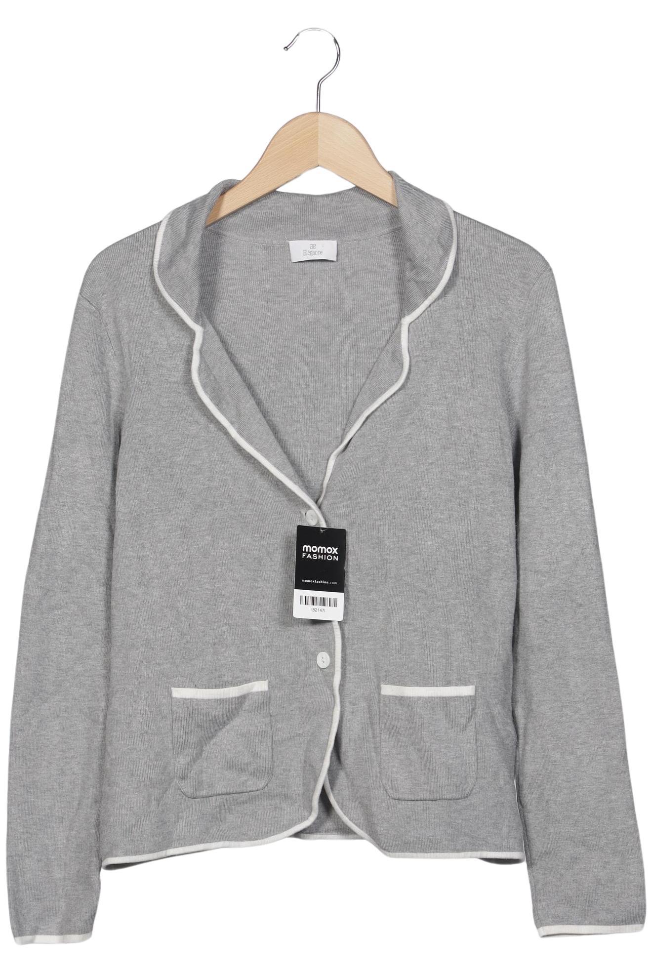 

Elegance Paris Damen Strickjacke, grau, Gr. 38