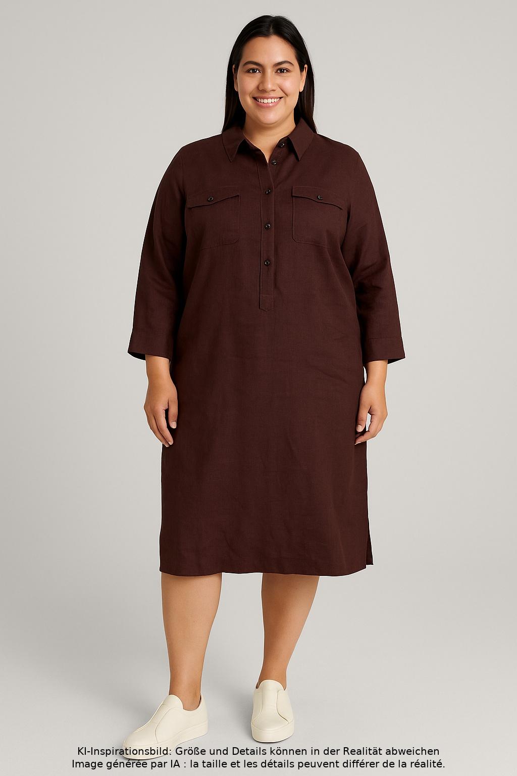 

Elegance Paris Damen Kleid, braun, Gr. 44