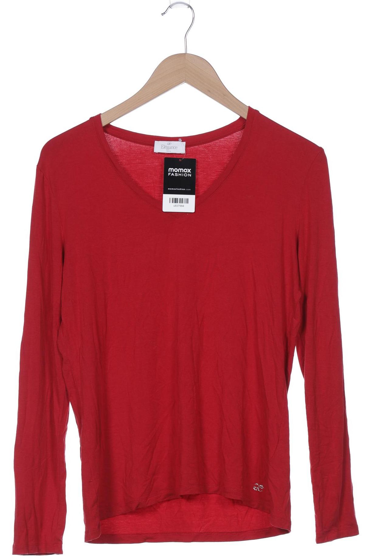 

Elegance Paris Damen Langarmshirt, rot, Gr. 40