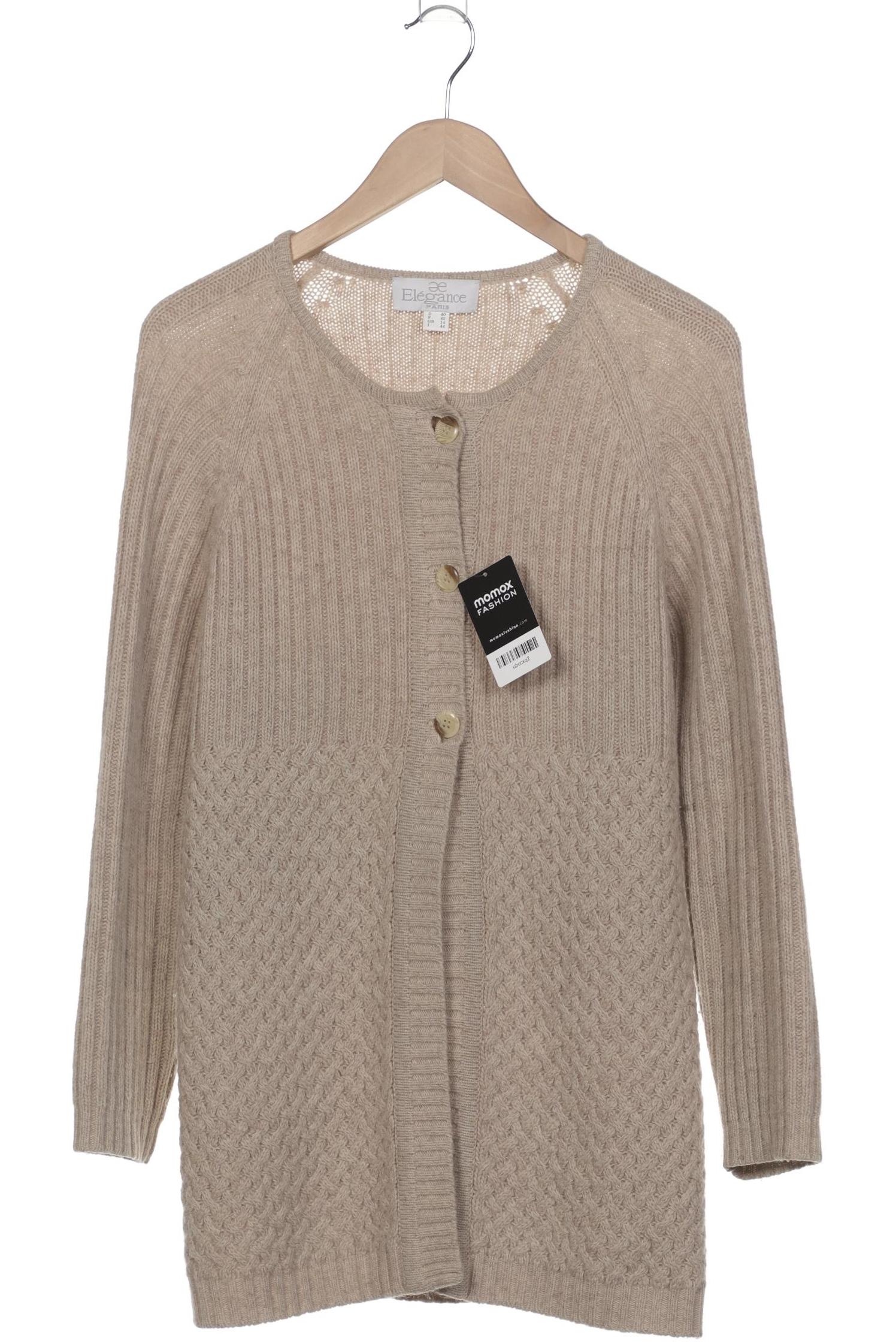 

Elegance Paris Damen Strickjacke, beige, Gr. 40