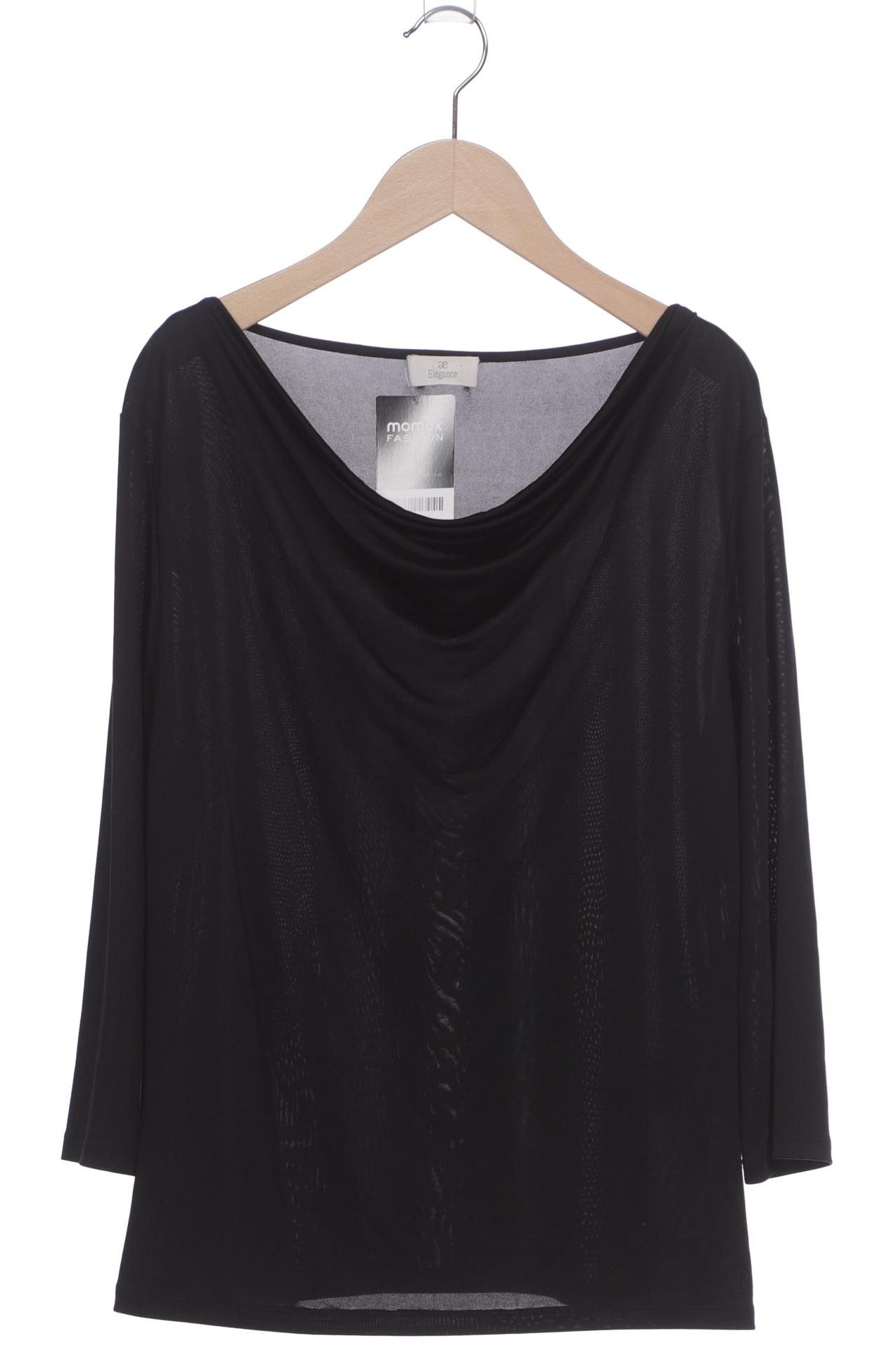 

Elegance Paris Damen Langarmshirt, schwarz, Gr. 40