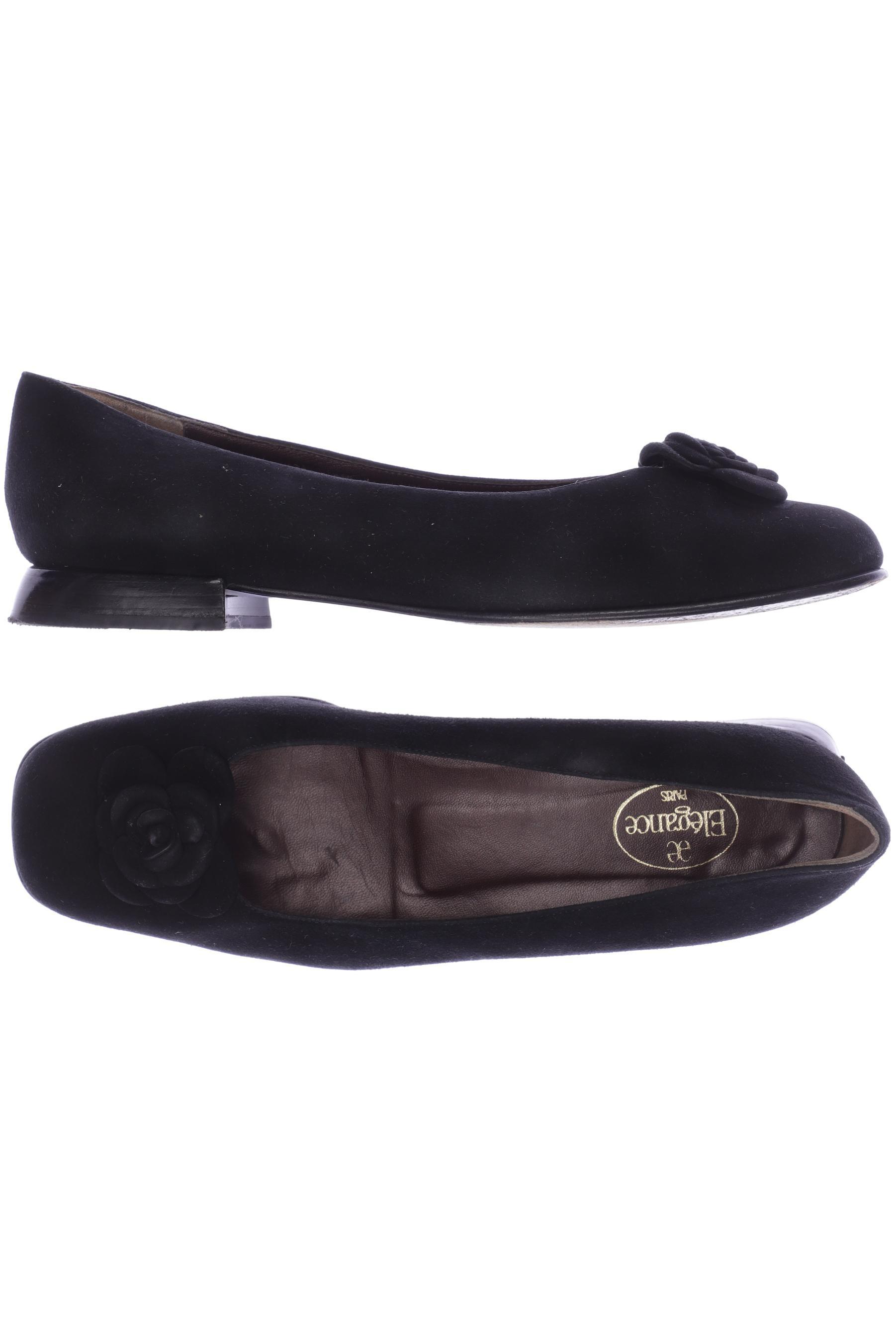 

Elegance Paris Damen Ballerinas, schwarz