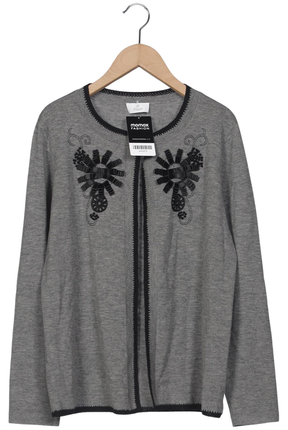 

Elegance Paris Damen Strickjacke, grau, Gr. 42