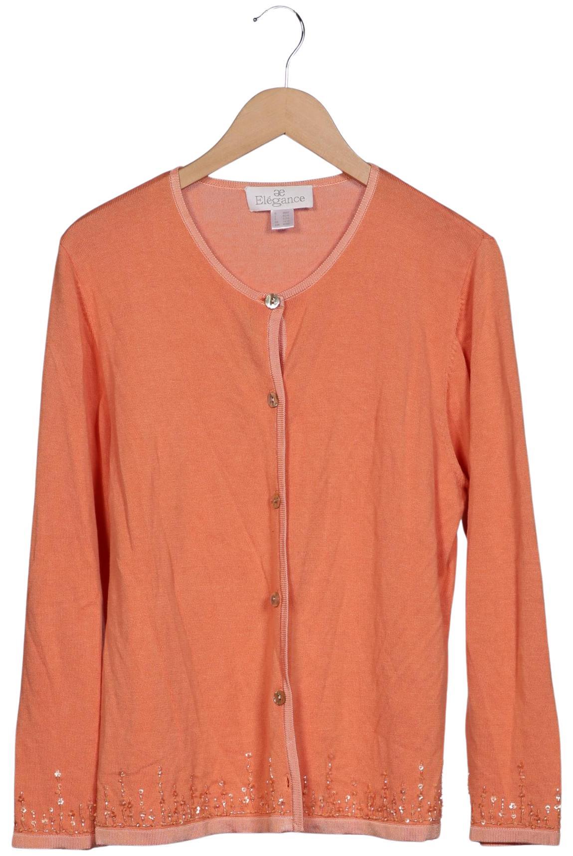 

Elegance Paris Damen Strickjacke, orange, Gr. 40