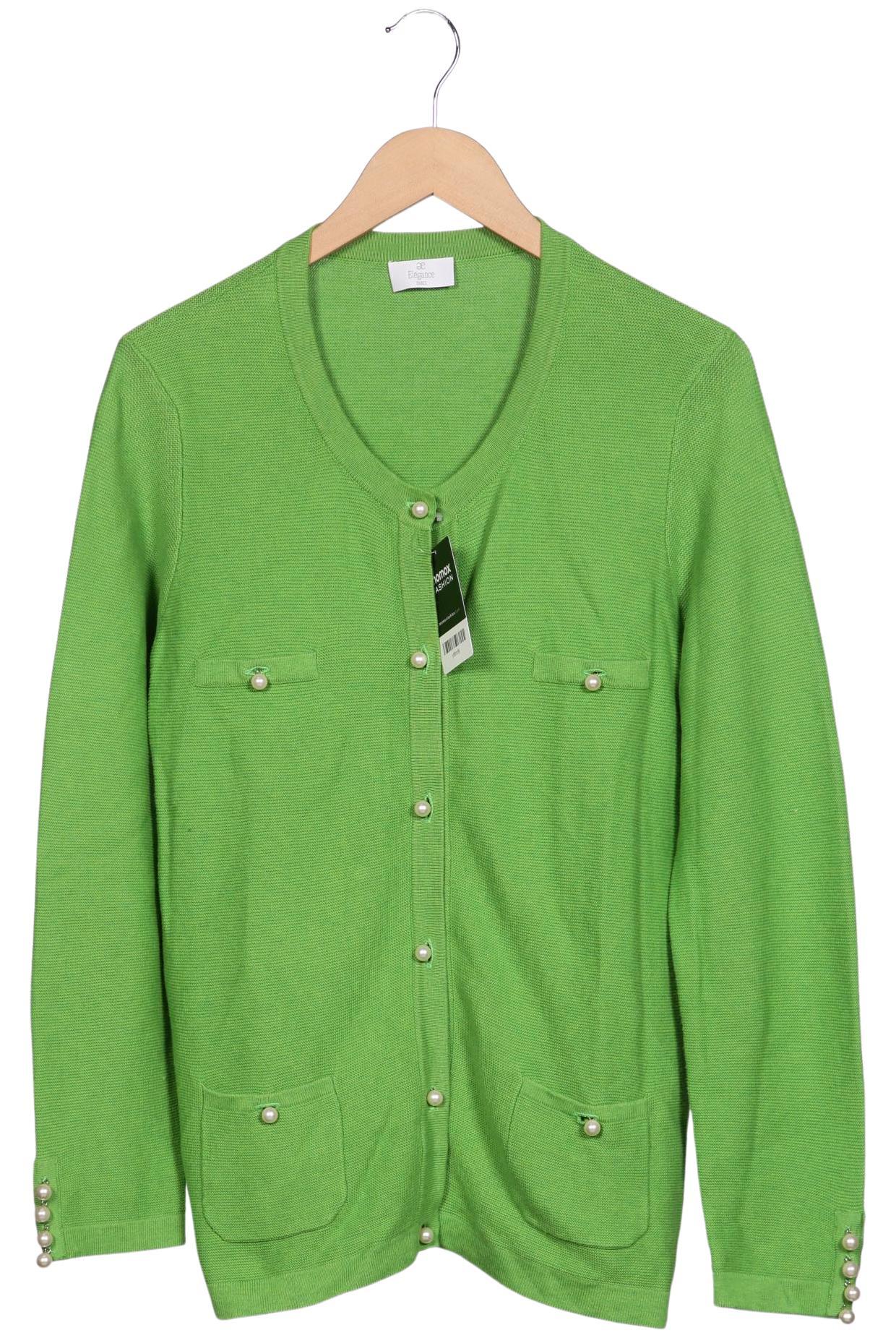 

Elegance Paris Damen Strickjacke, grün, Gr. 42