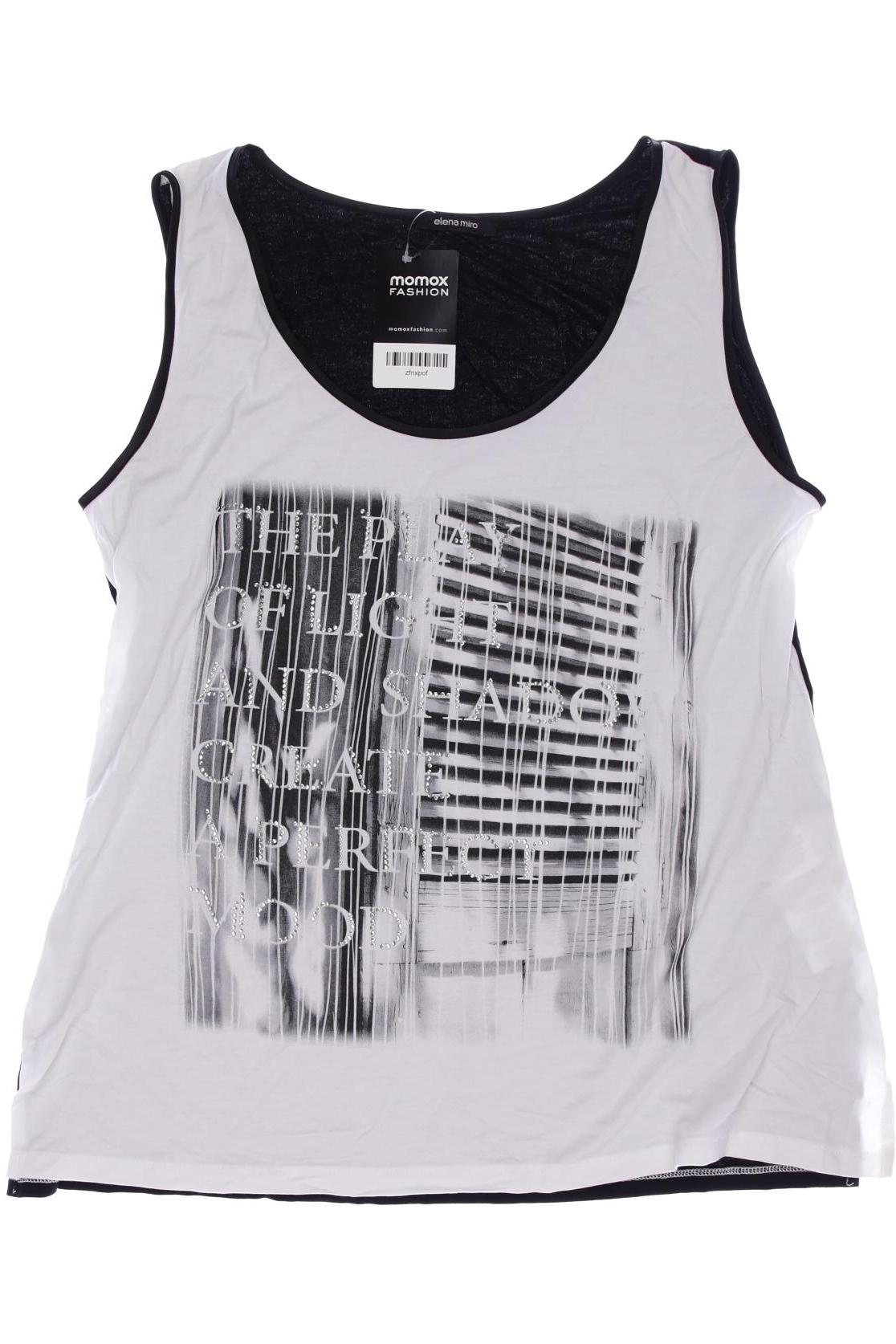 

Elena Mirò Damen Top, weiß
