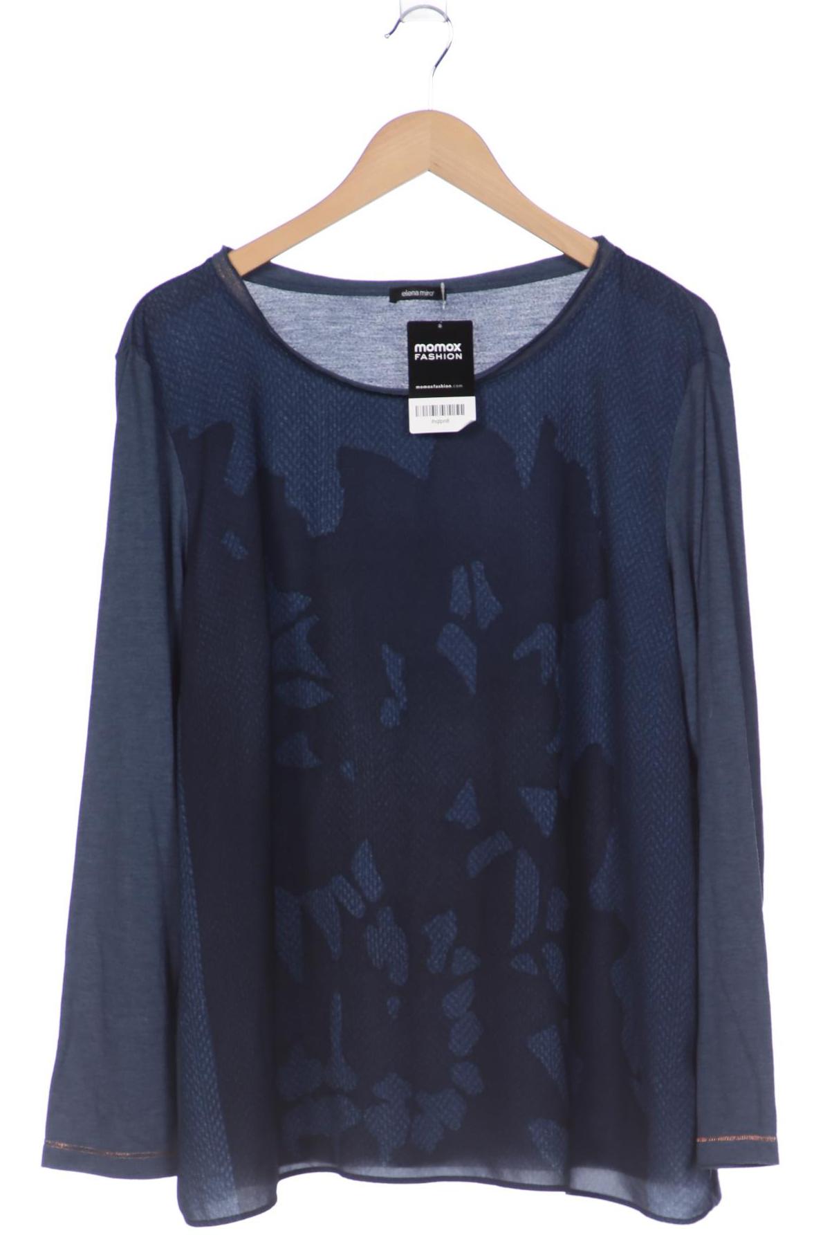 

Elena Miro Damen Langarmshirt, blau, Gr. 52