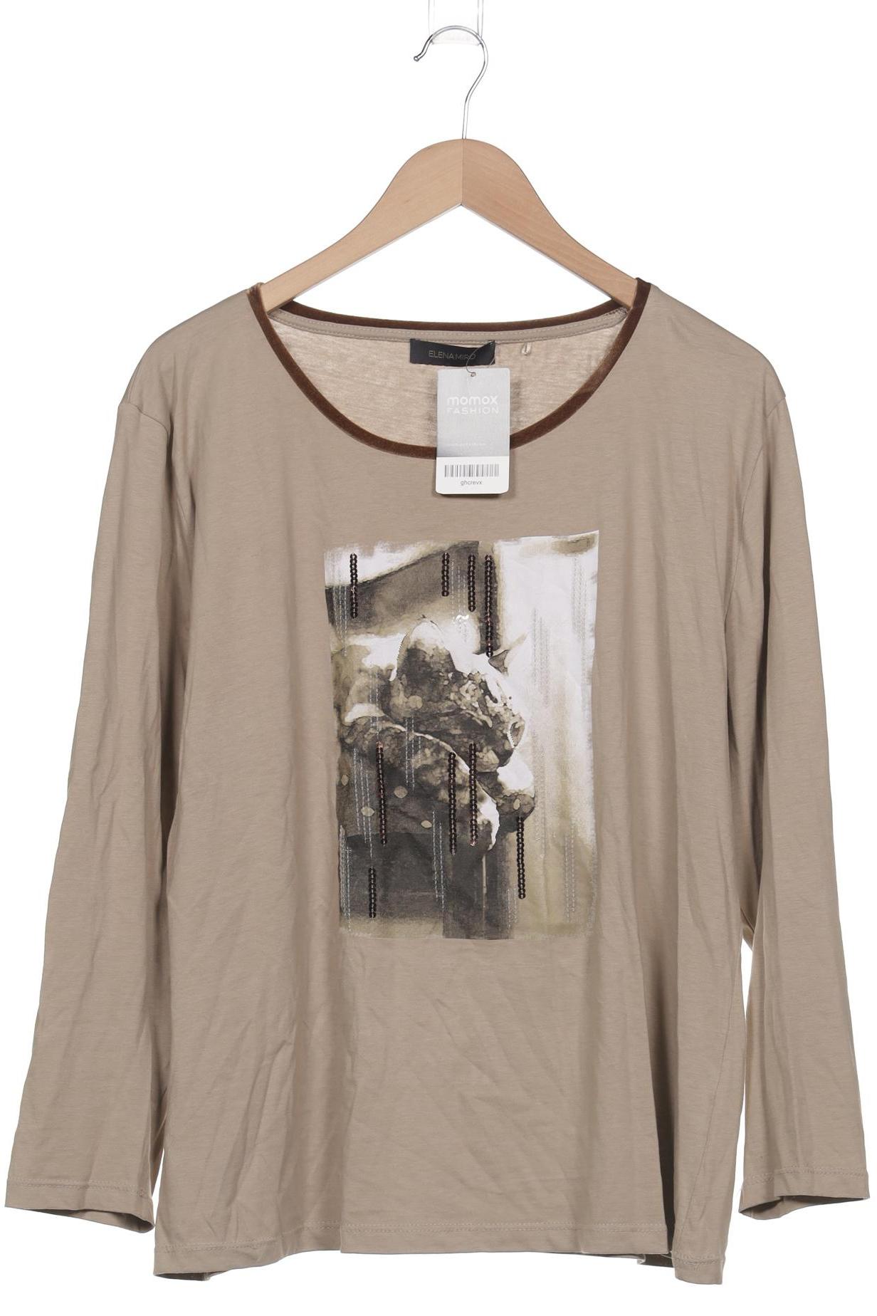 

Elena Miro Damen Langarmshirt, beige, Gr. 44