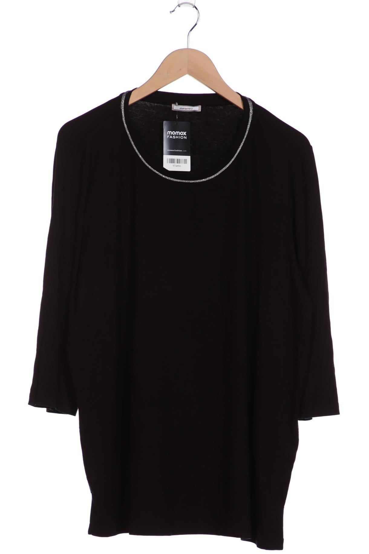

Elena Miro Damen Langarmshirt, schwarz, Gr. 42