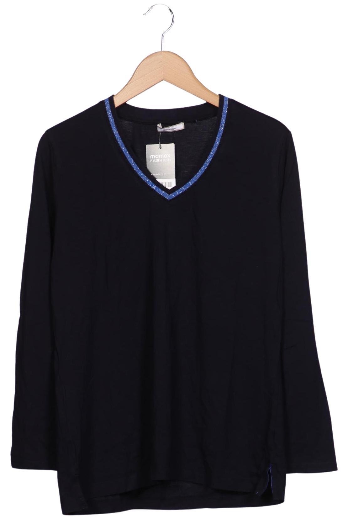 

Elena Miro Damen Langarmshirt, marineblau, Gr. 38