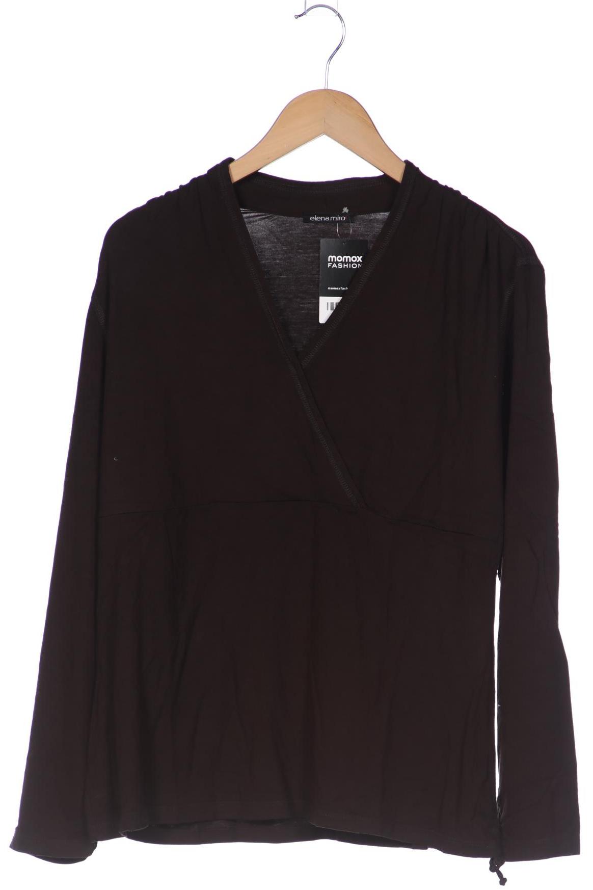 

Elena Miro Damen Langarmshirt, braun, Gr. 46