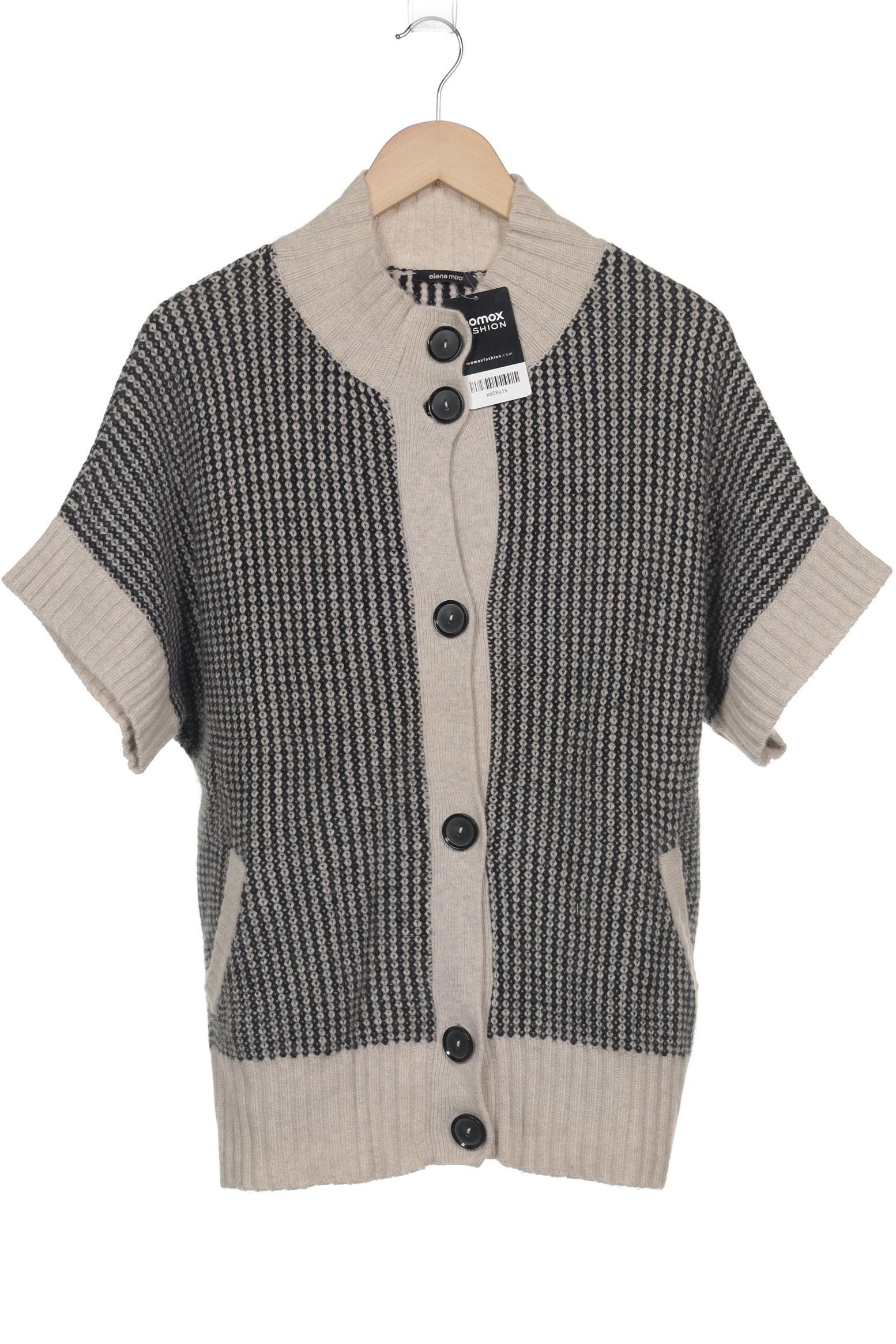 

Elena Miro Damen Strickjacke, grau, Gr. 42