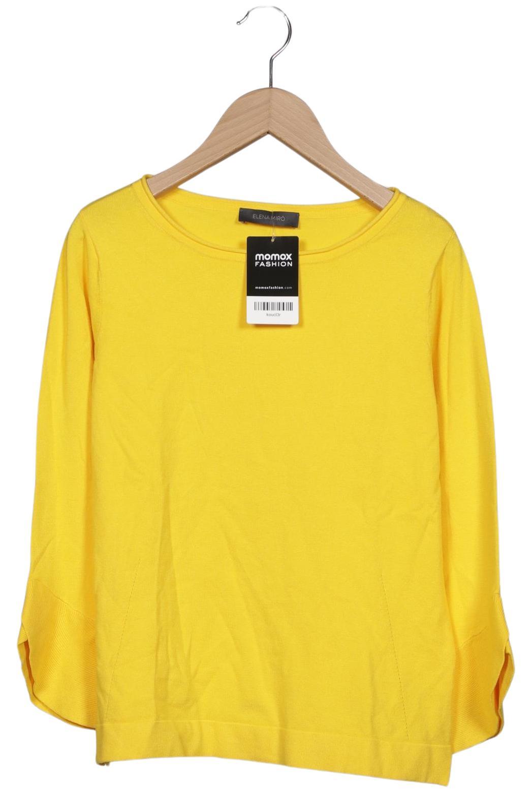 

Elena Miro Damen Pullover, gelb, Gr. 34