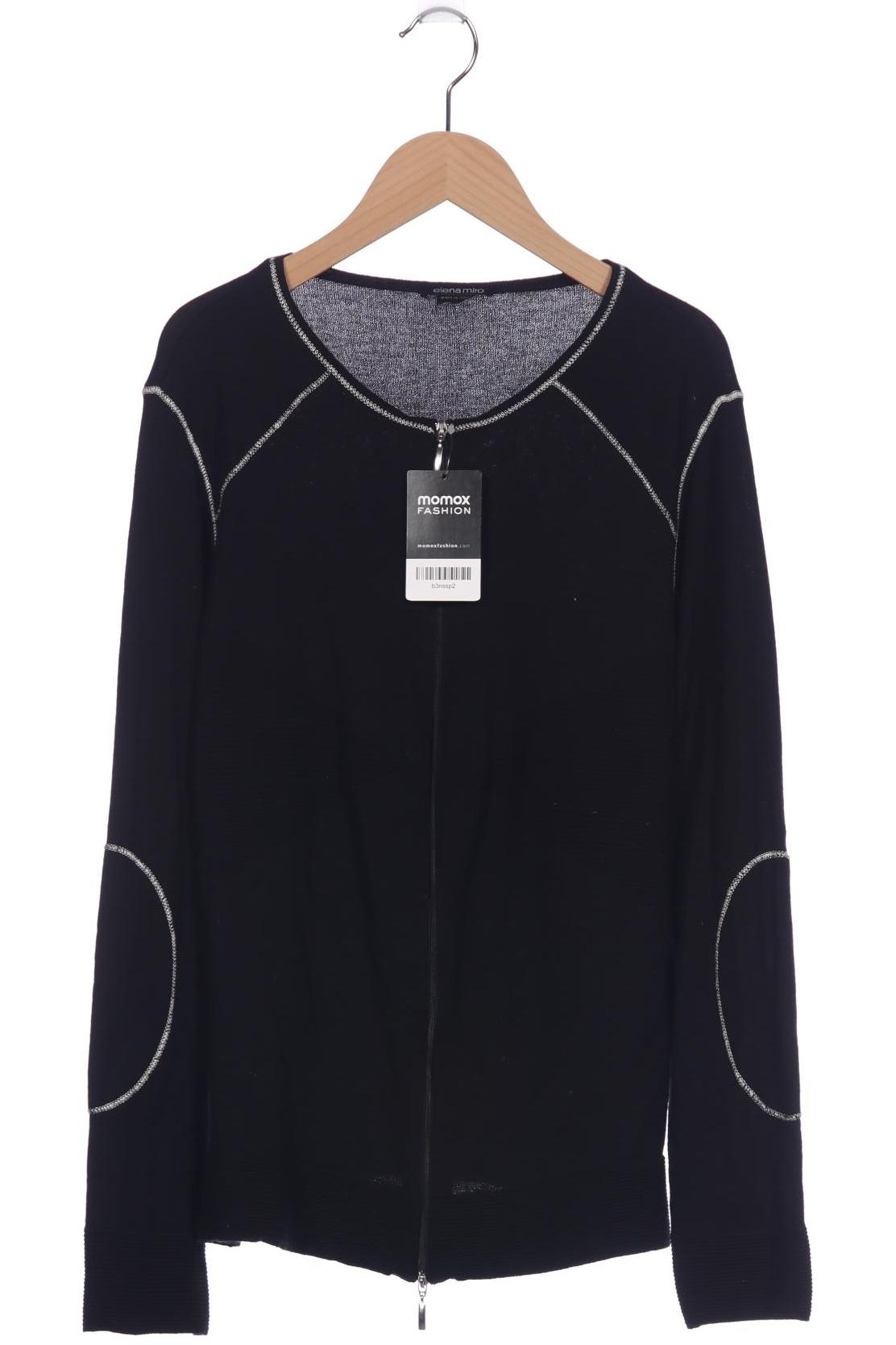 

Elena Miro Damen Strickjacke, schwarz, Gr. 36