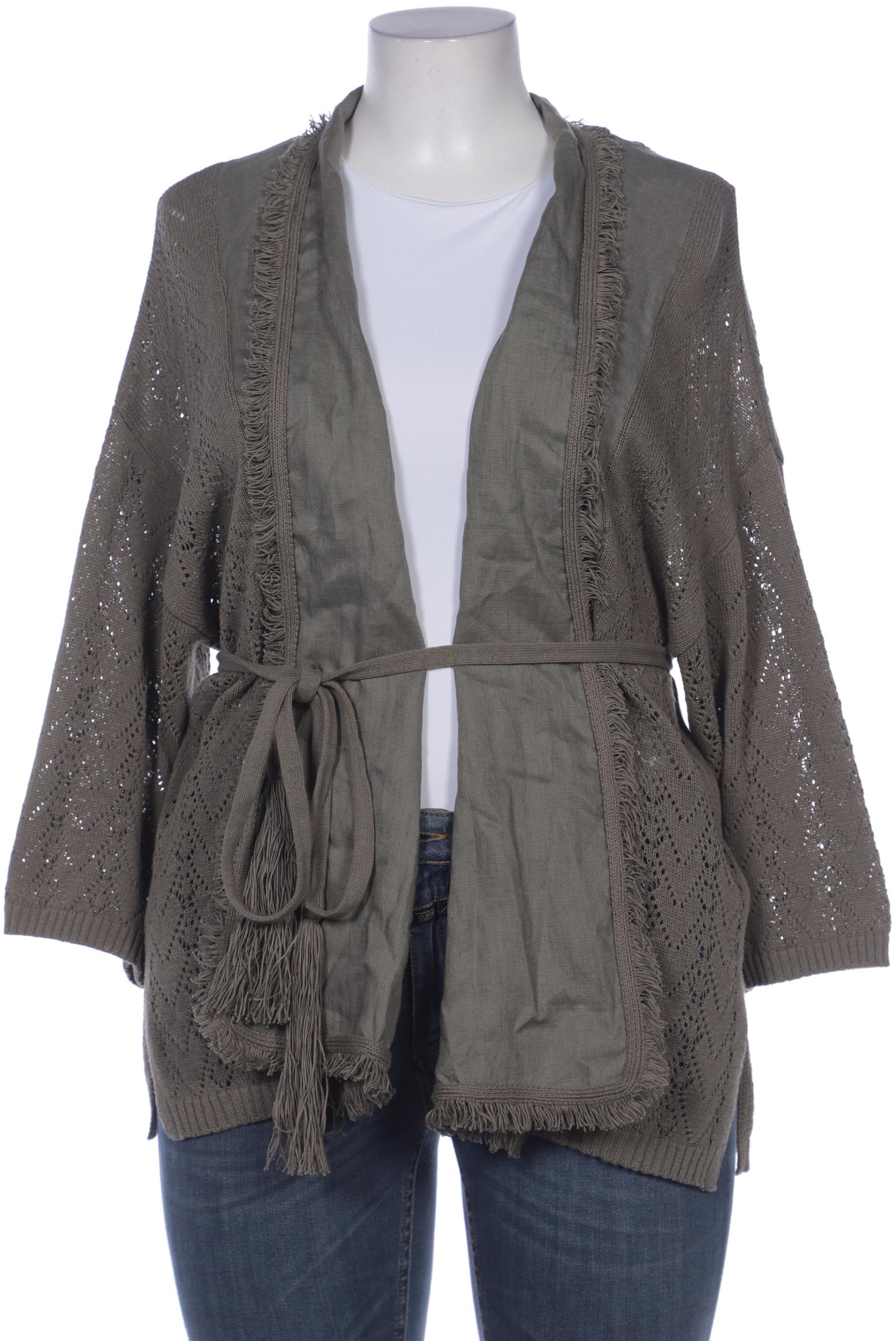 

Elena Miro Damen Strickjacke, grün, Gr. 46