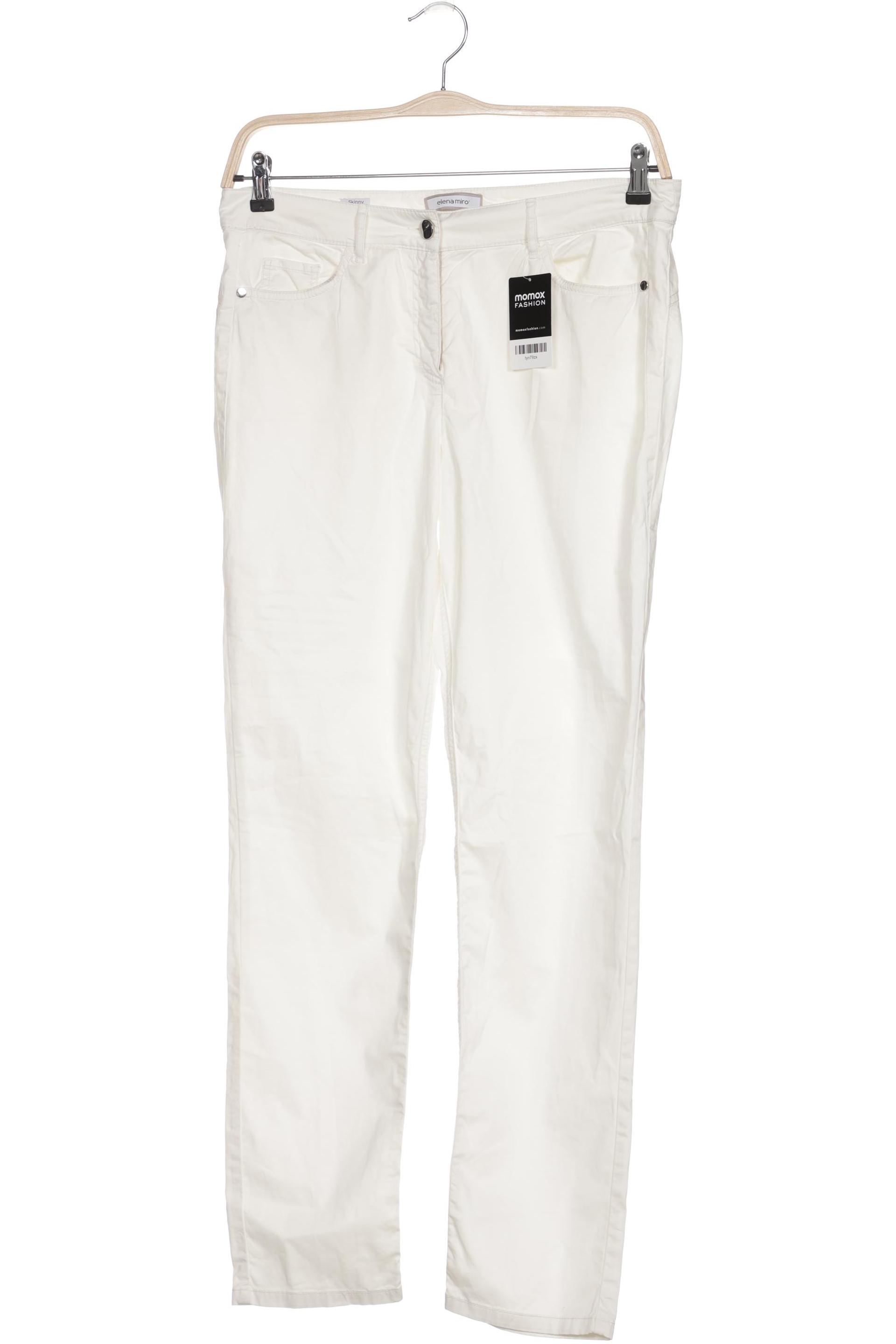 

Elena Miro Damen Stoffhose, weiß, Gr. 42