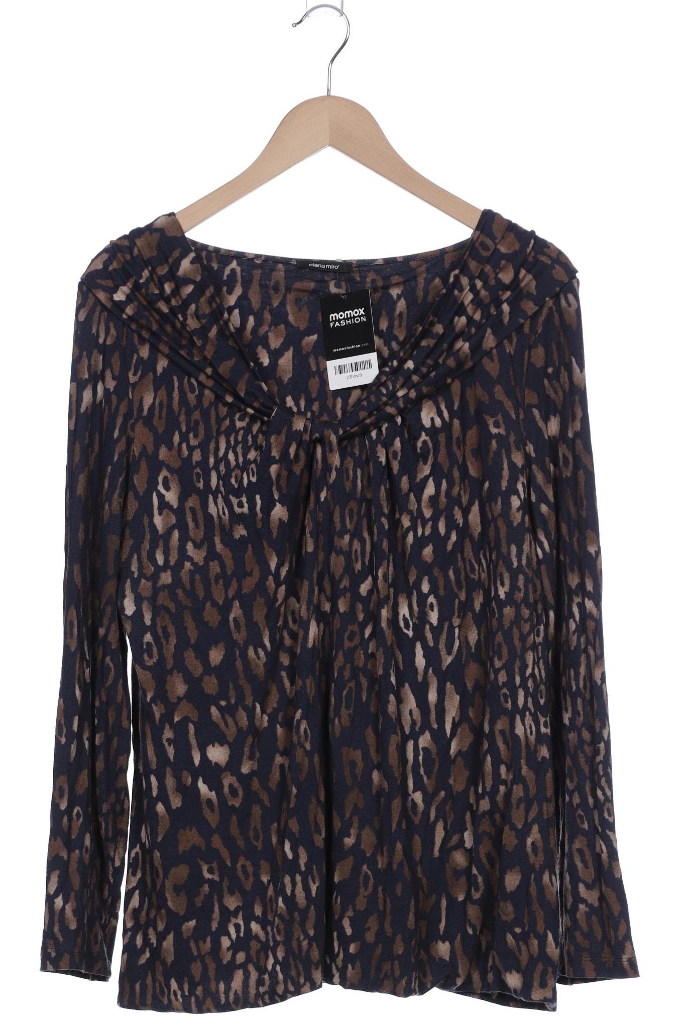 

Elena Miro Damen Langarmshirt, marineblau, Gr. 29