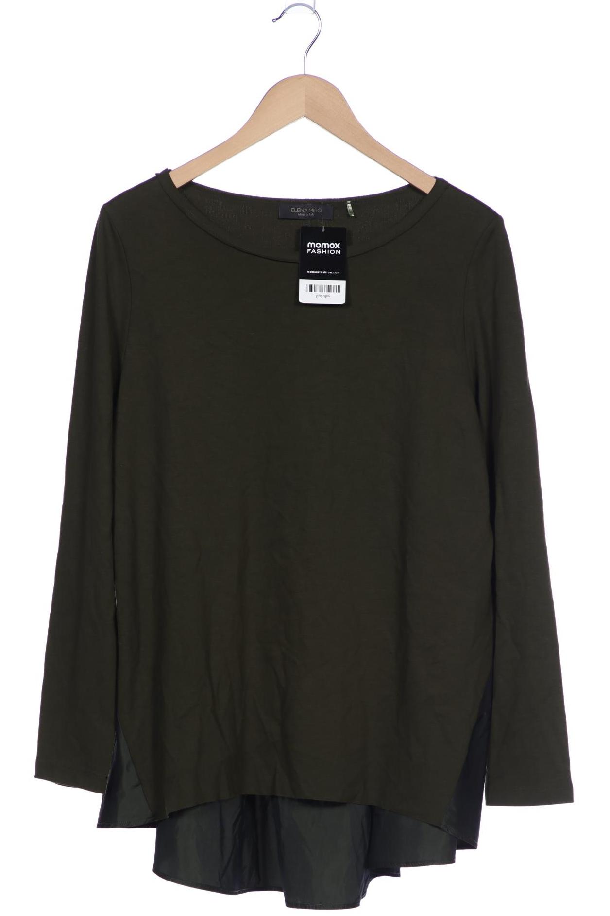 

Elena Miro Damen Langarmshirt, grün, Gr. 36