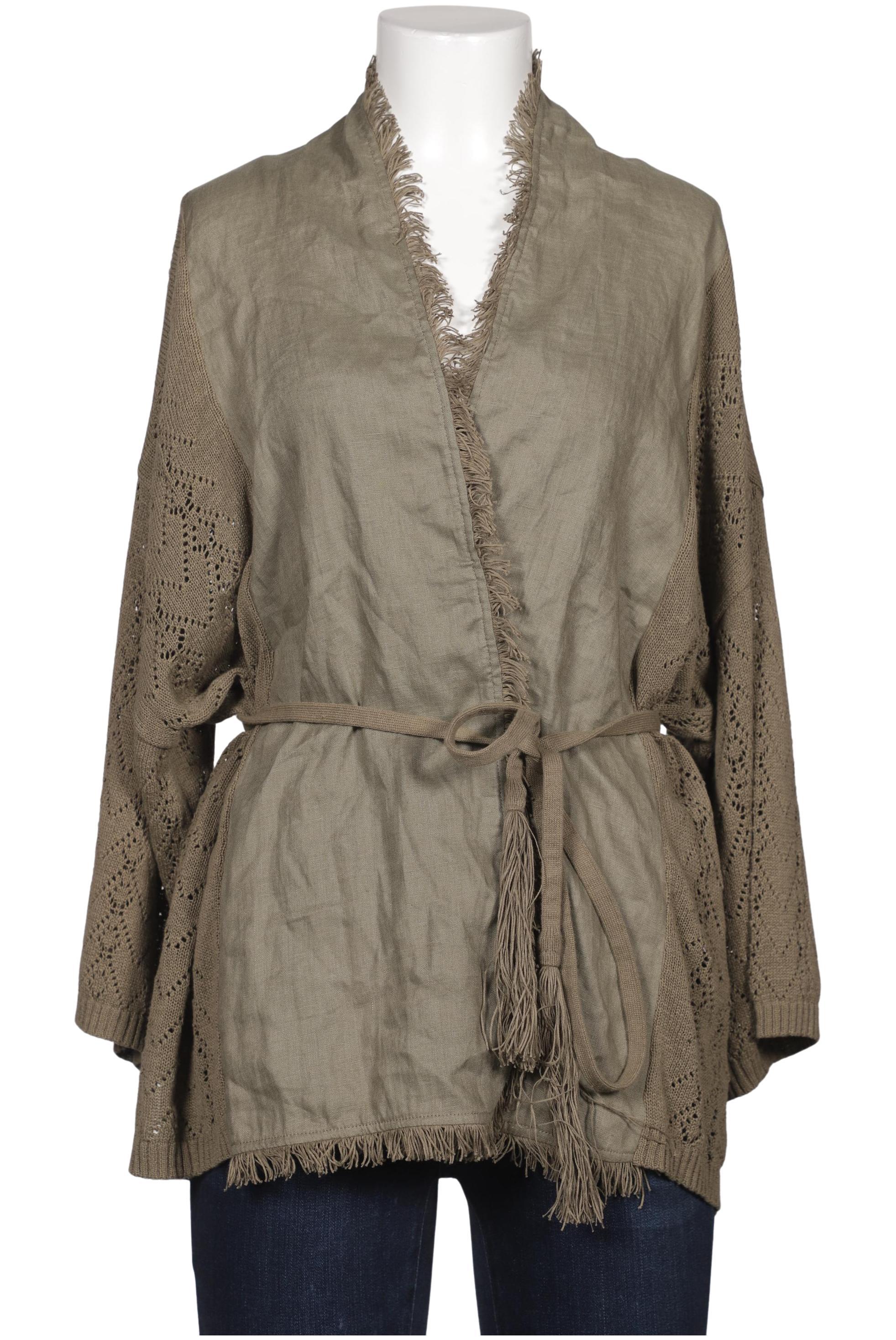 

Elena Miro Damen Strickjacke, grün, Gr. 48